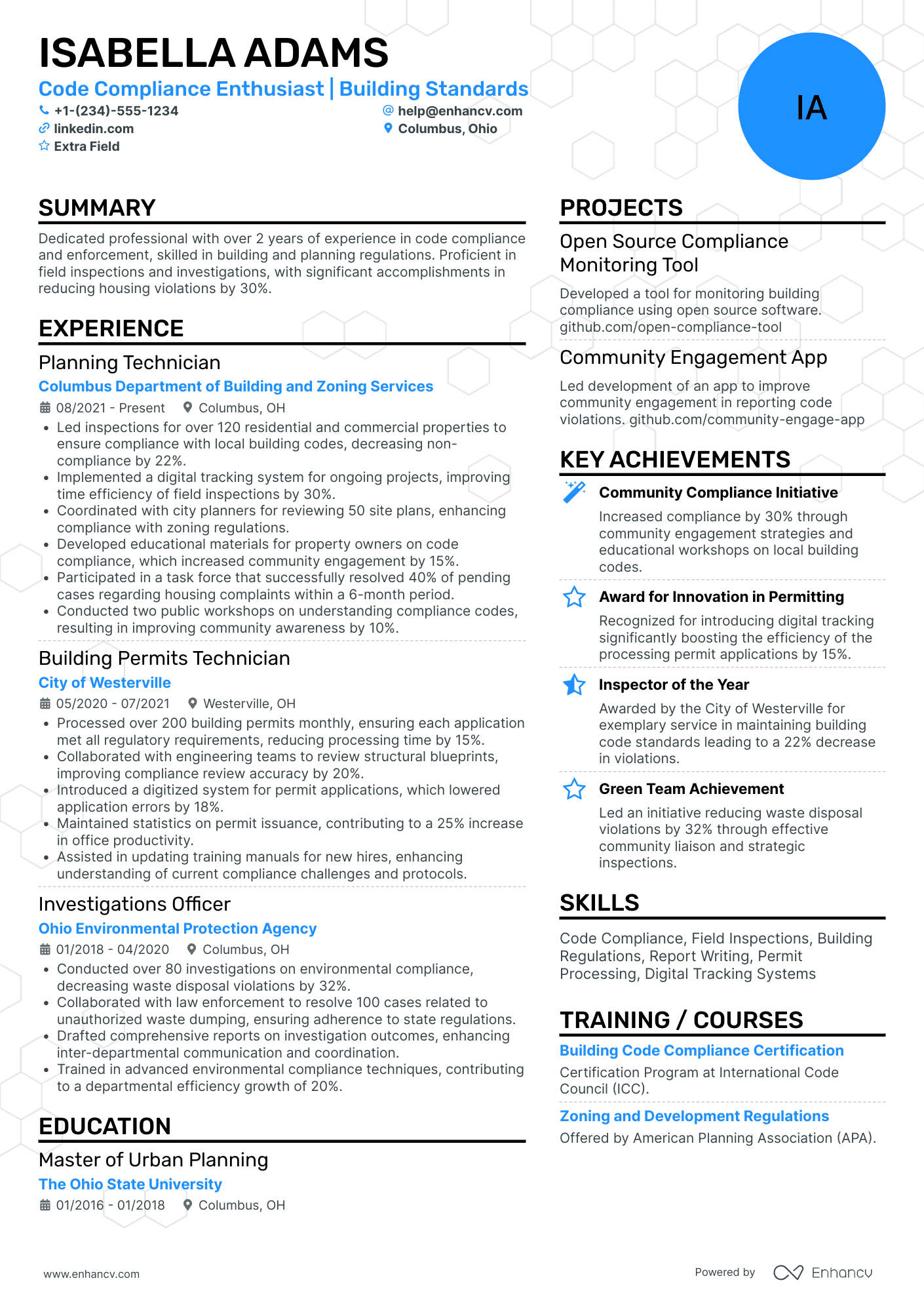 Social Engineering Compliance Officer Resume Example