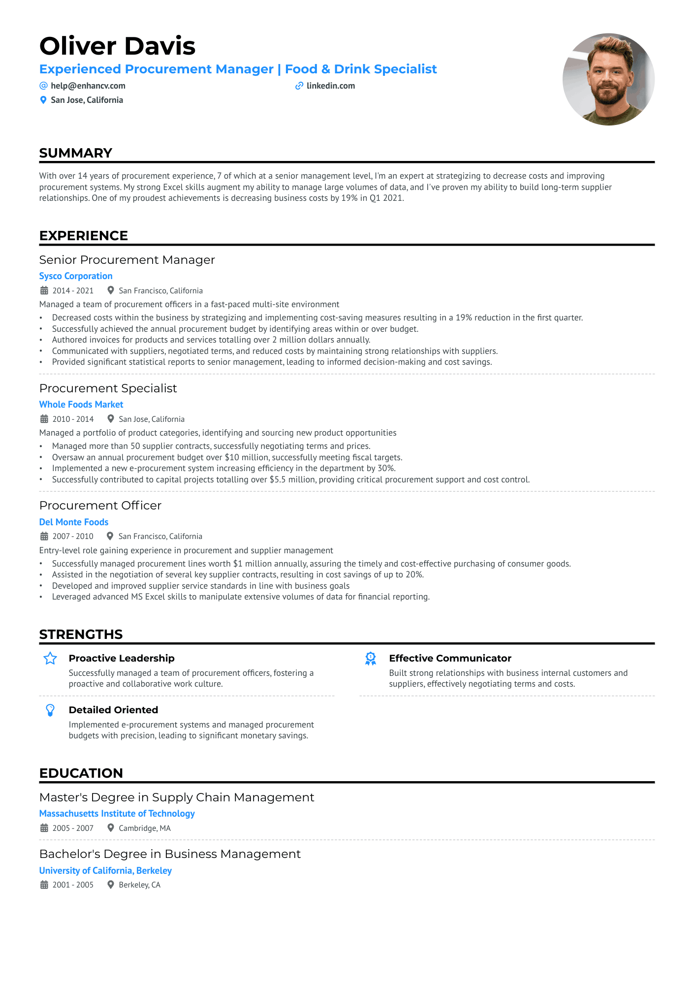 Catering Owner Resume Example