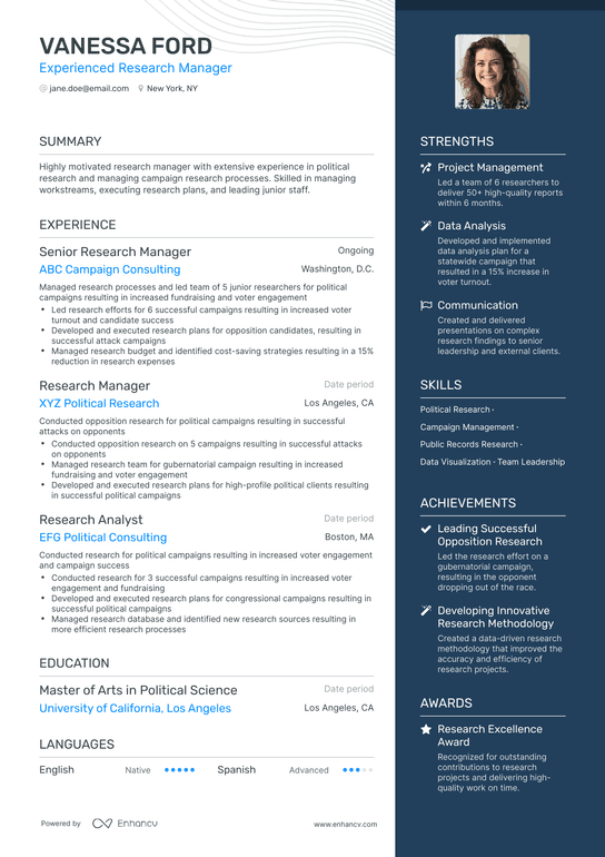 11 Research Assistant Resume Examples & Guide for 2024