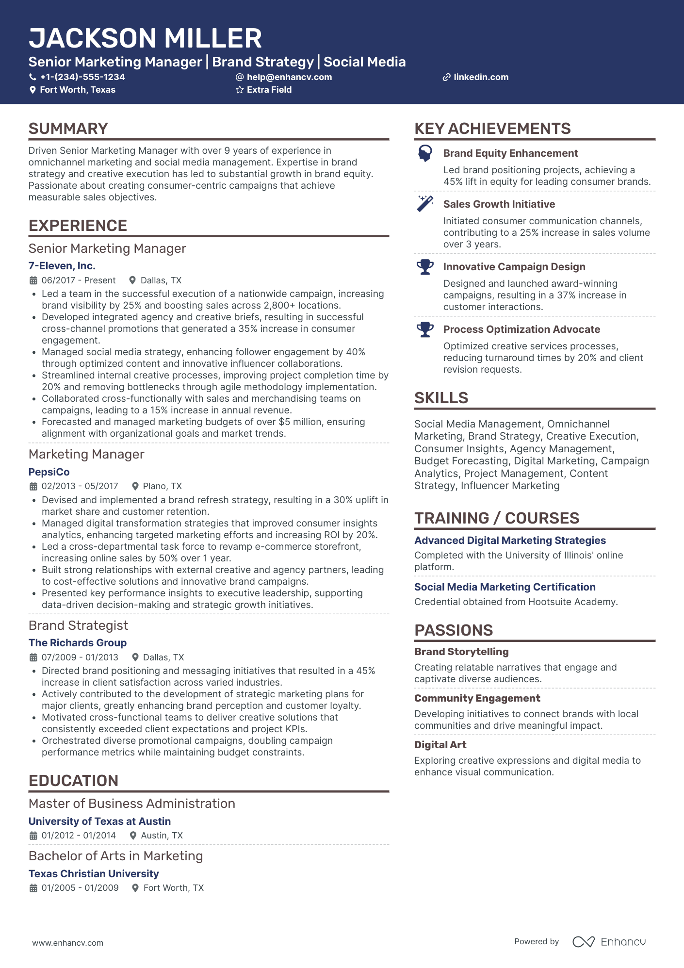 Social Media Influencer Campaign Specialist Resume Example