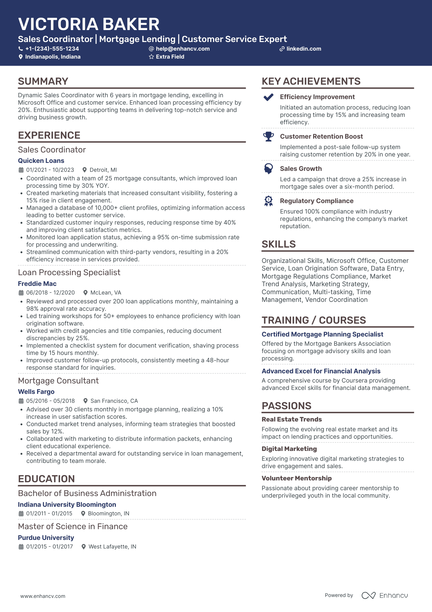 Sales Coordinator   Insurance Industry Resume Example