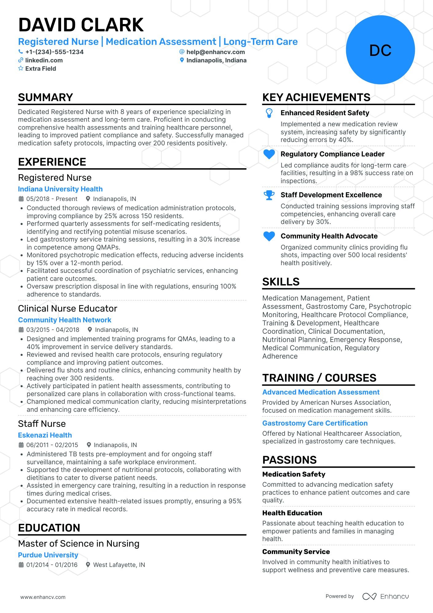 Travel Nurse Coordinator Resume Example