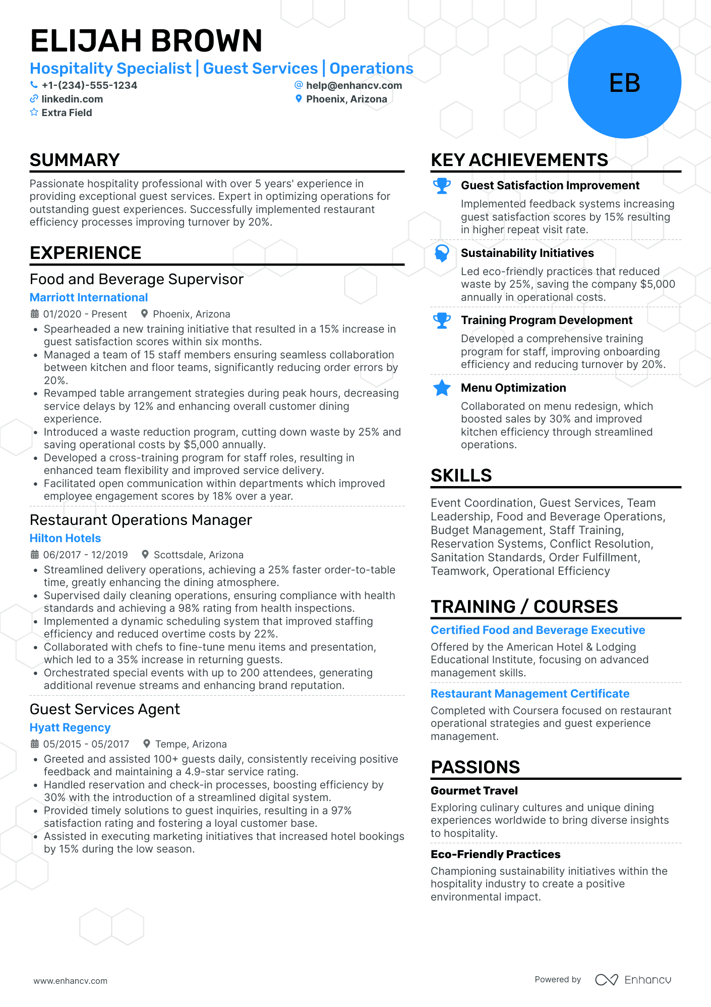 Busser Trainer Resume Example