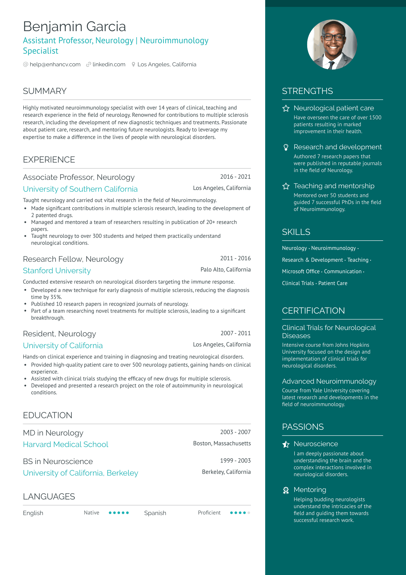 6 Professor Resume Examples Guide For 2024