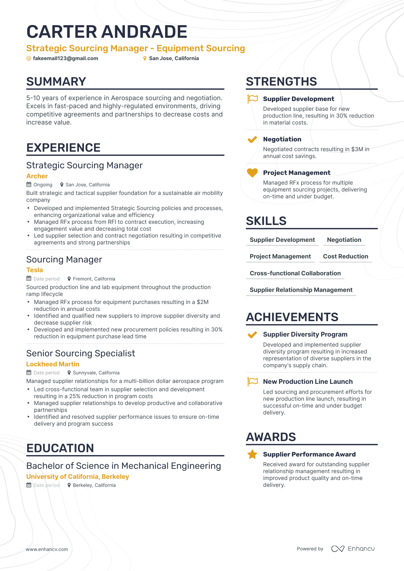 5 Strategy Manager Resume Examples & Guide for 2024