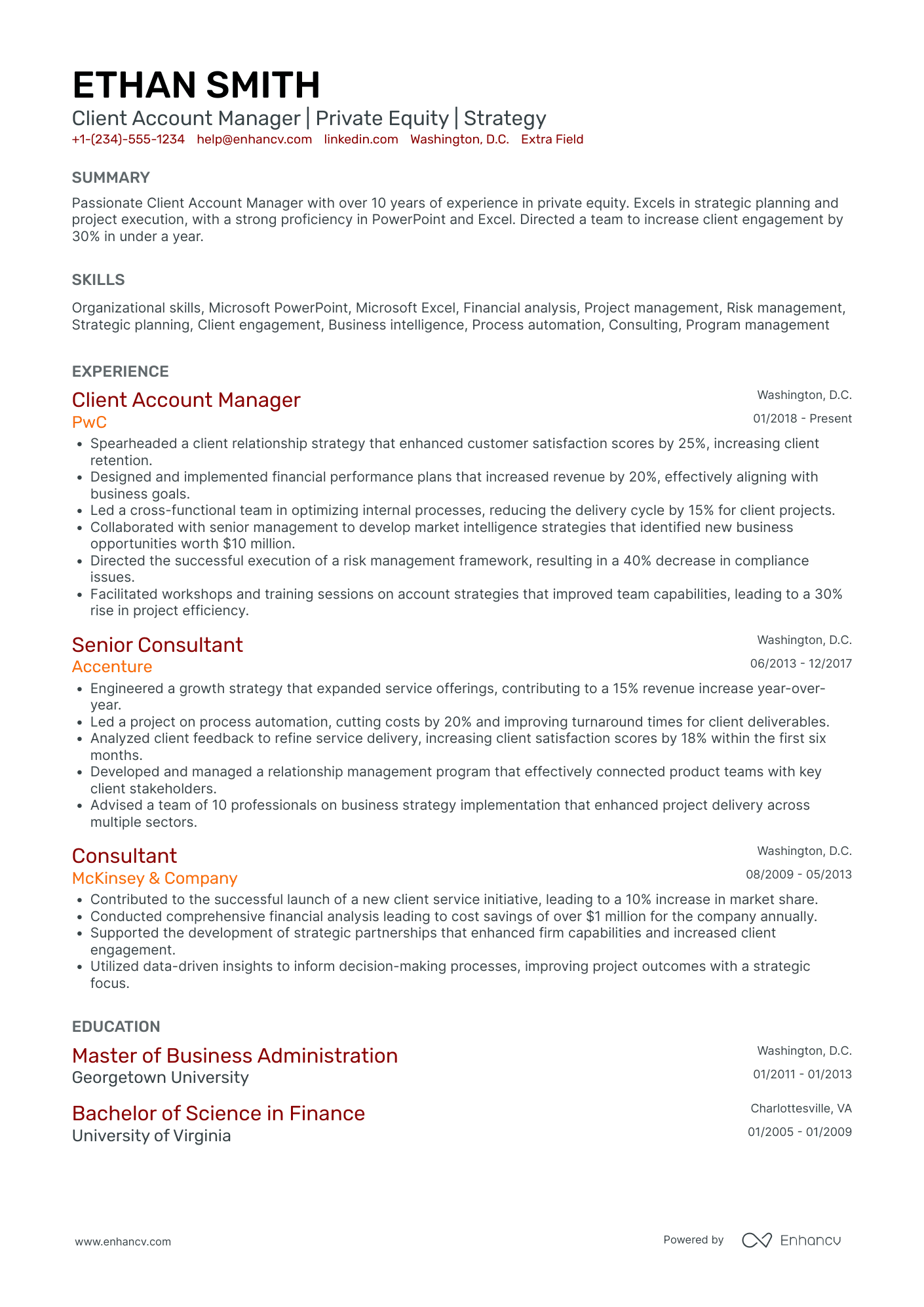 Deloitte Financial Advisory Services Manager Resume Example