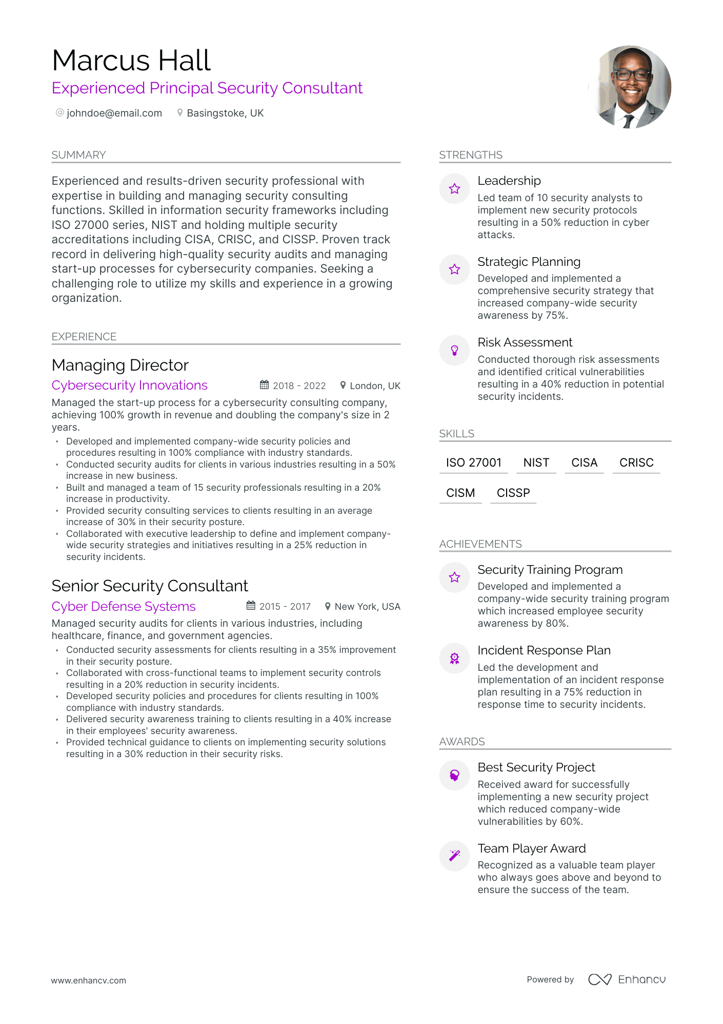 3 Security Manager Resume Examples & Guide for 2024