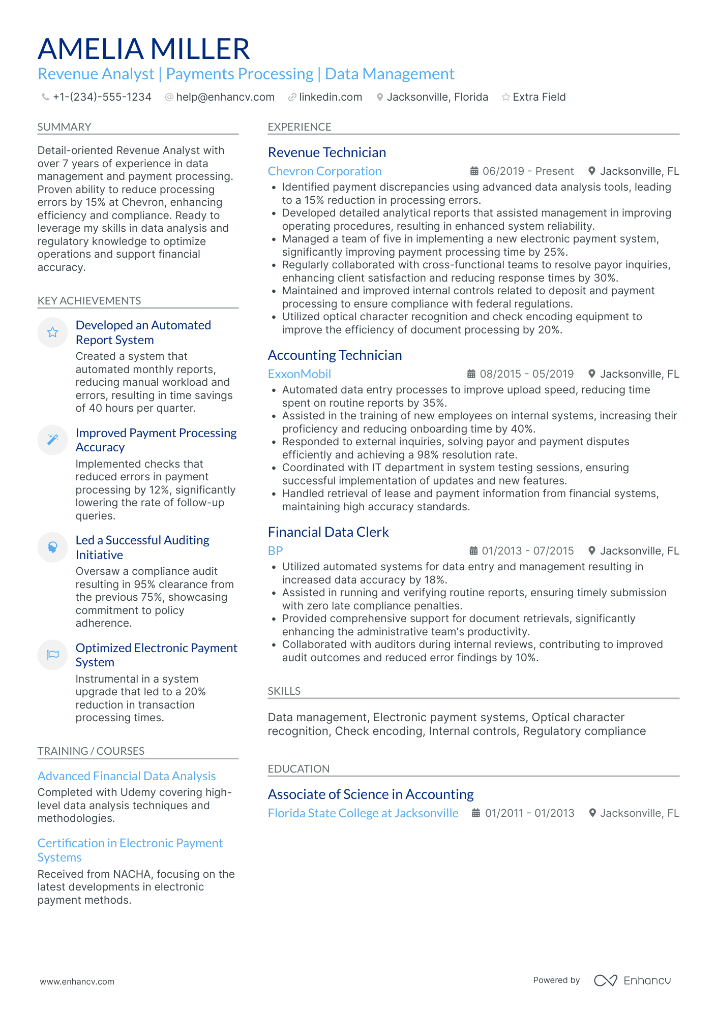 Secretary of the Interior Resume Example