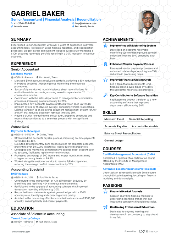 Financial Assistant Resume Example