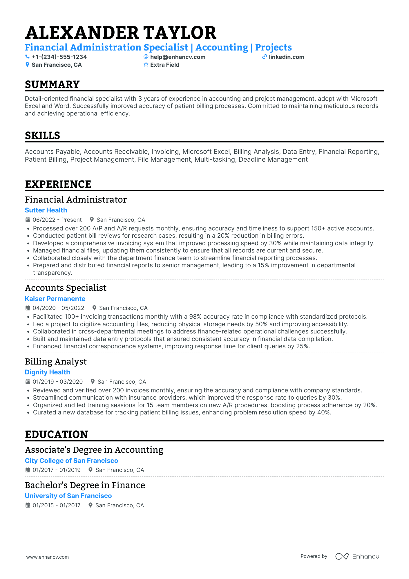 Accounts Clerk Consultant Resume Example