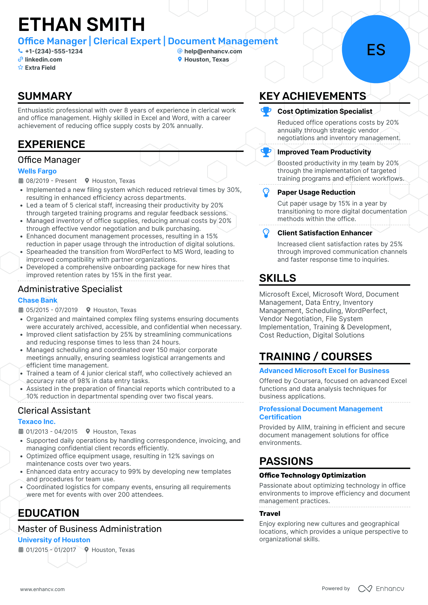 Data Entry Clerk II Resume Example