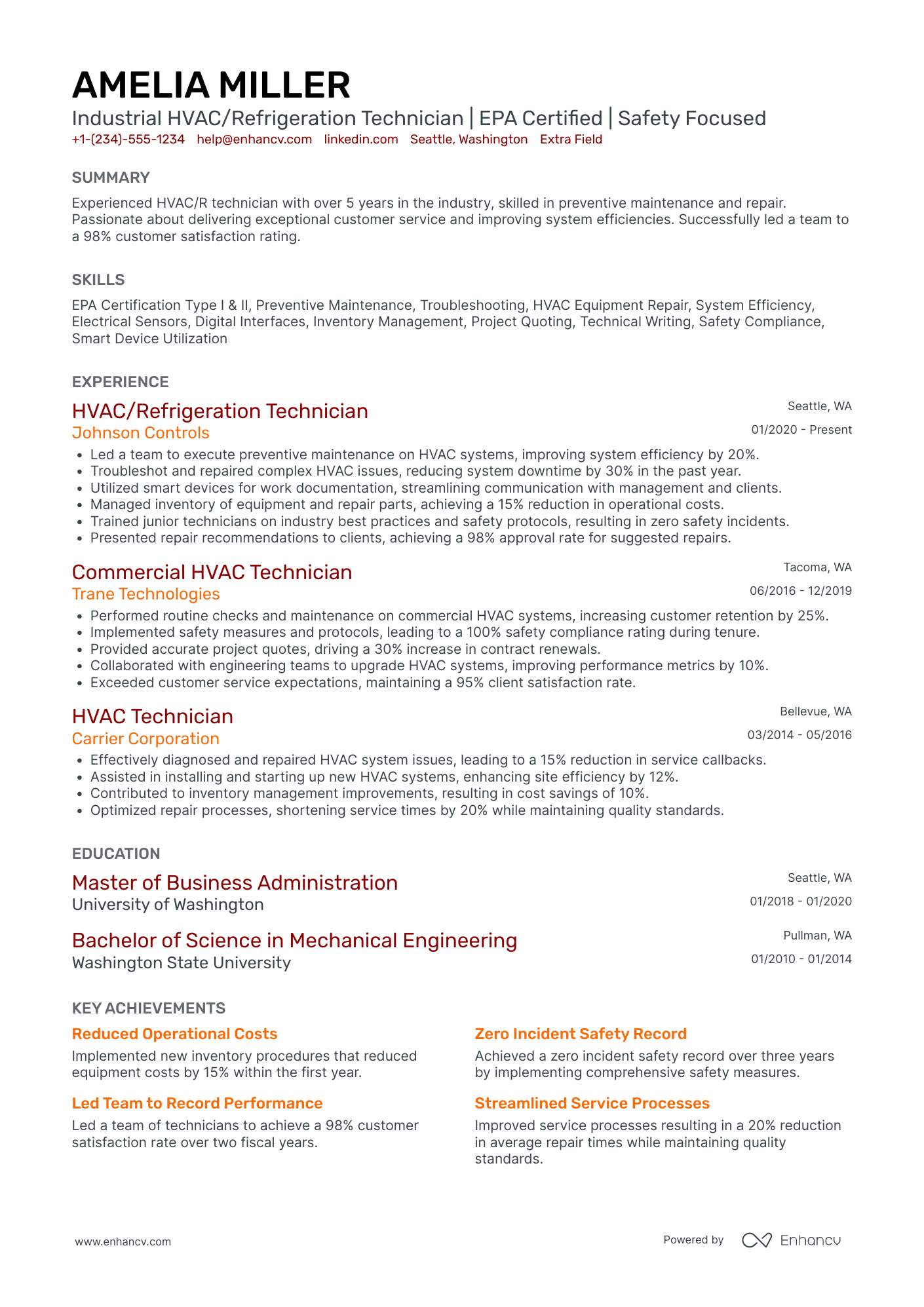 Uber Driver Manager Resume Example