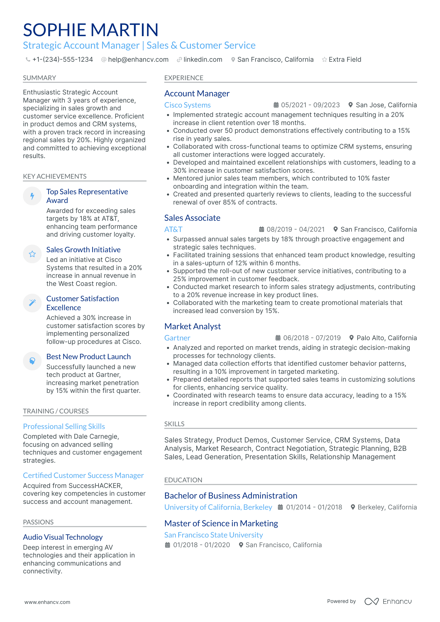 Entry Level Sales Person Resume Example