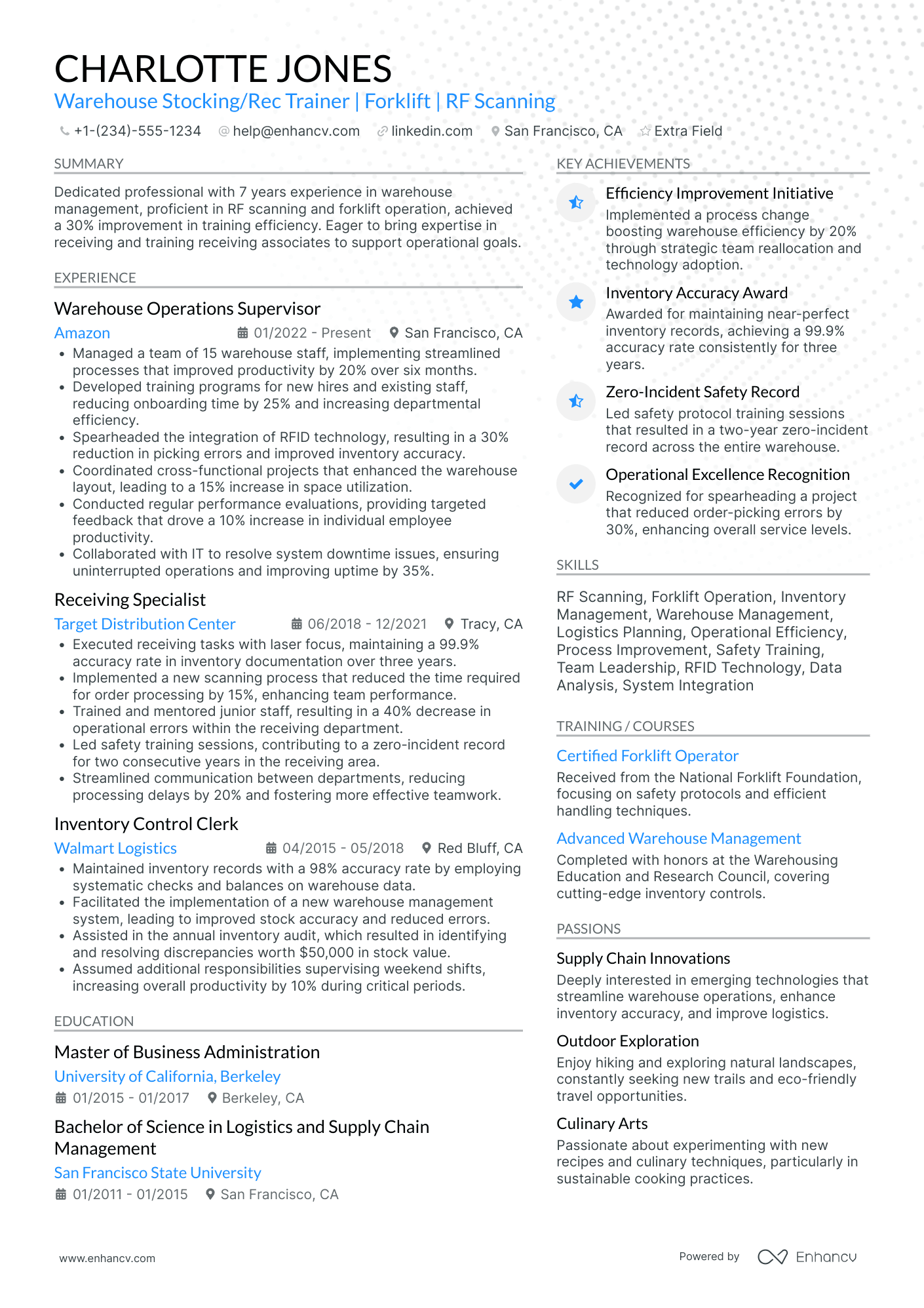 Book Store Stocker Resume Example