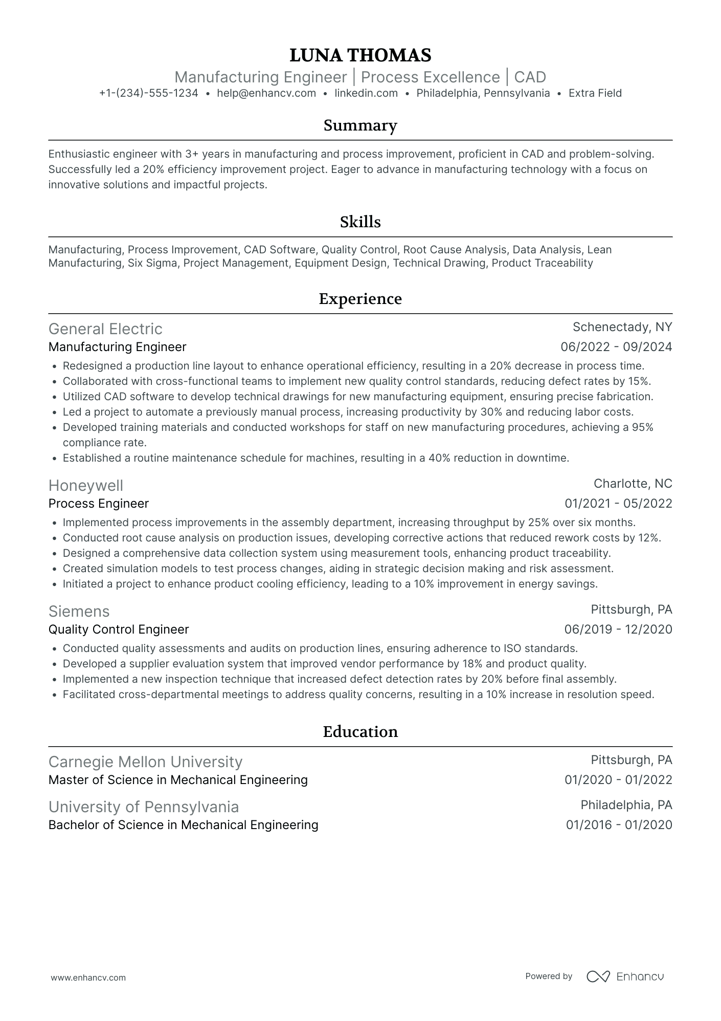 Entry Level Systems Engineering Associate Resume Example