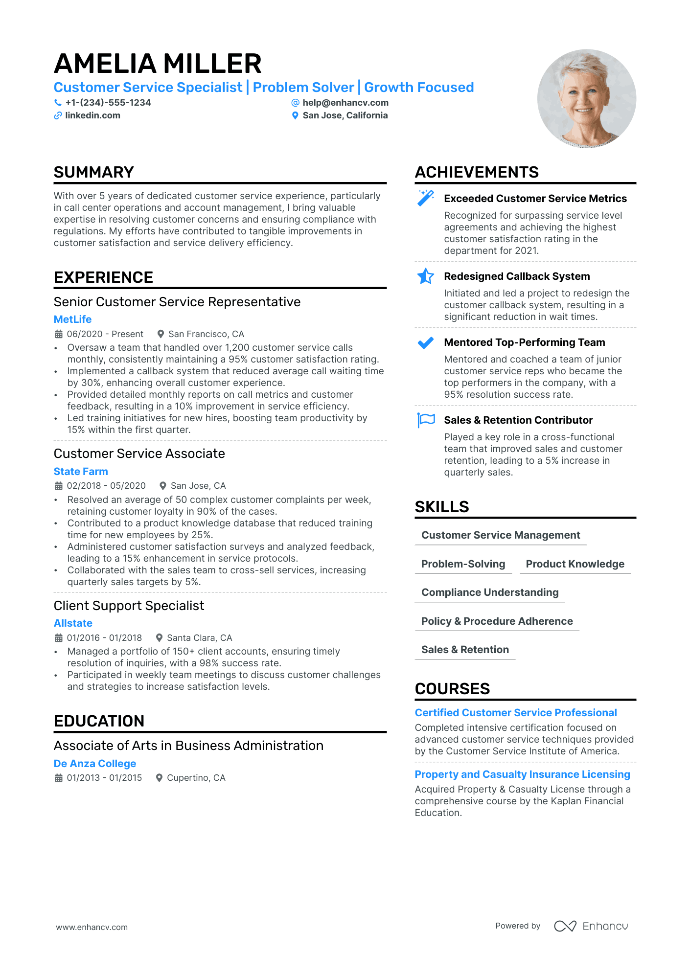 Insurance Agent Resume Example