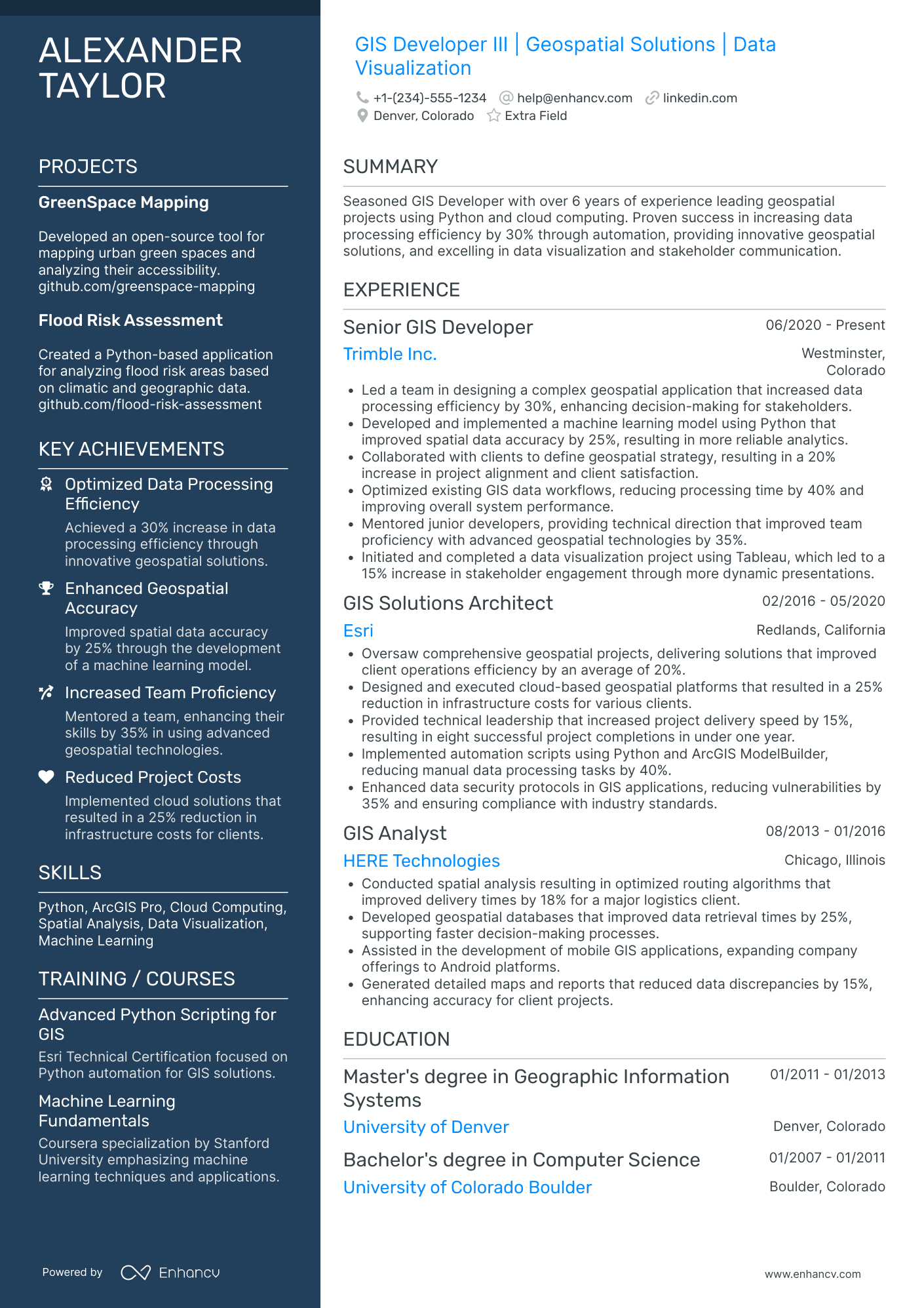 Android Developer Analyst Resume Example