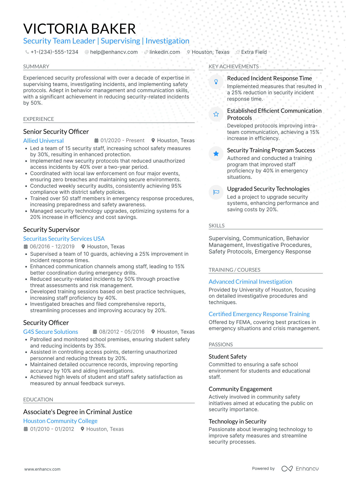 Grad School Public Relations Officer Resume Example