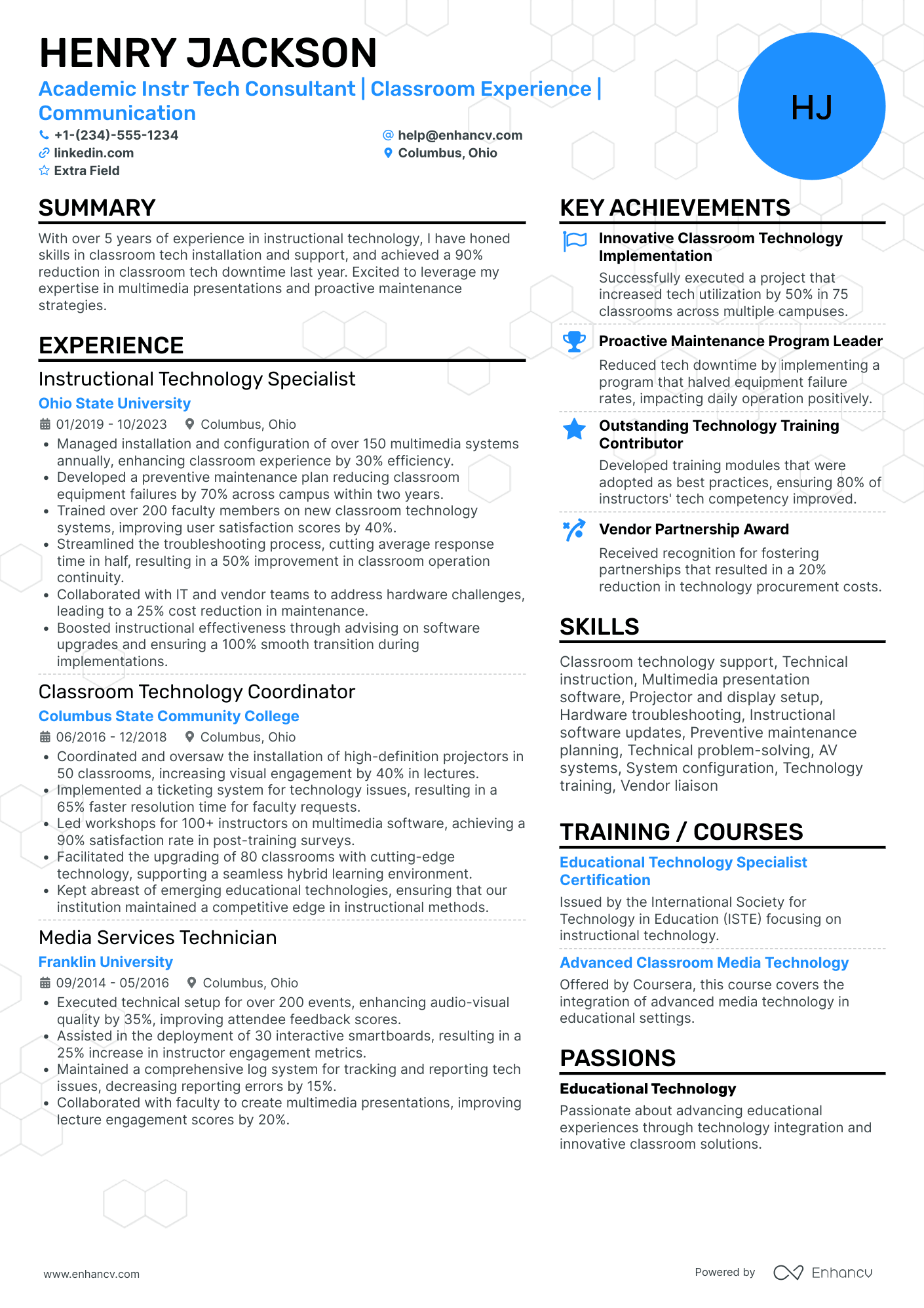 Technology Innovation Consultant Resume Example