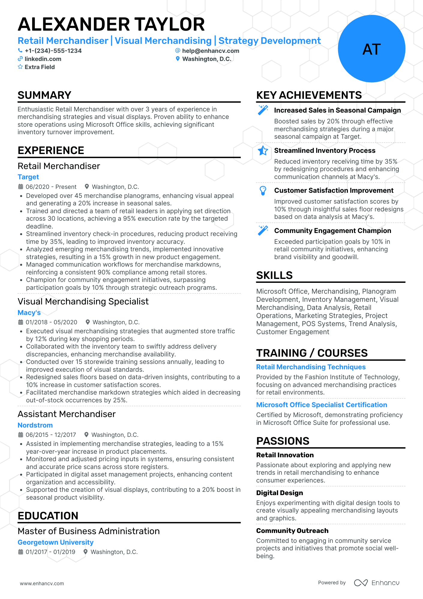 Senior Retail Store Manager Resume Example