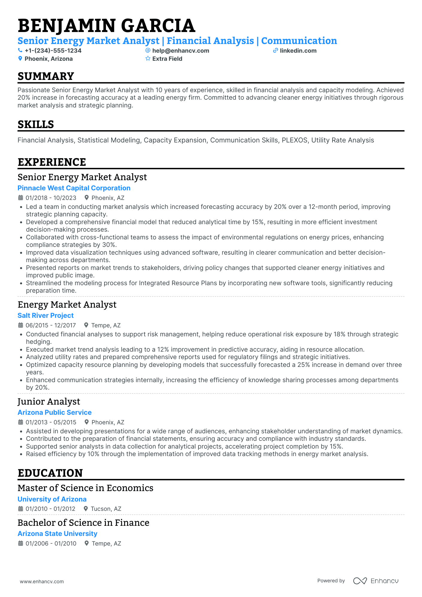 Mid Level IT Strategist Resume Example