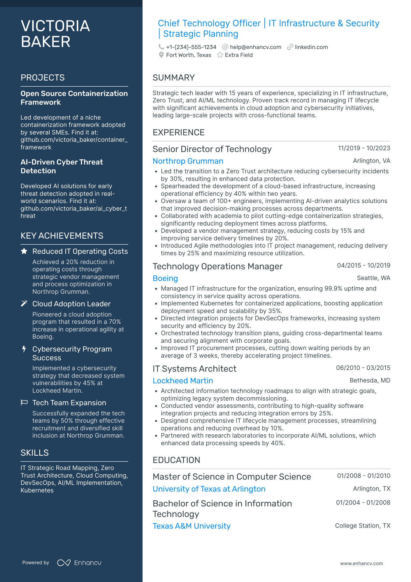 Chief Social Engineering Officer Resume Example