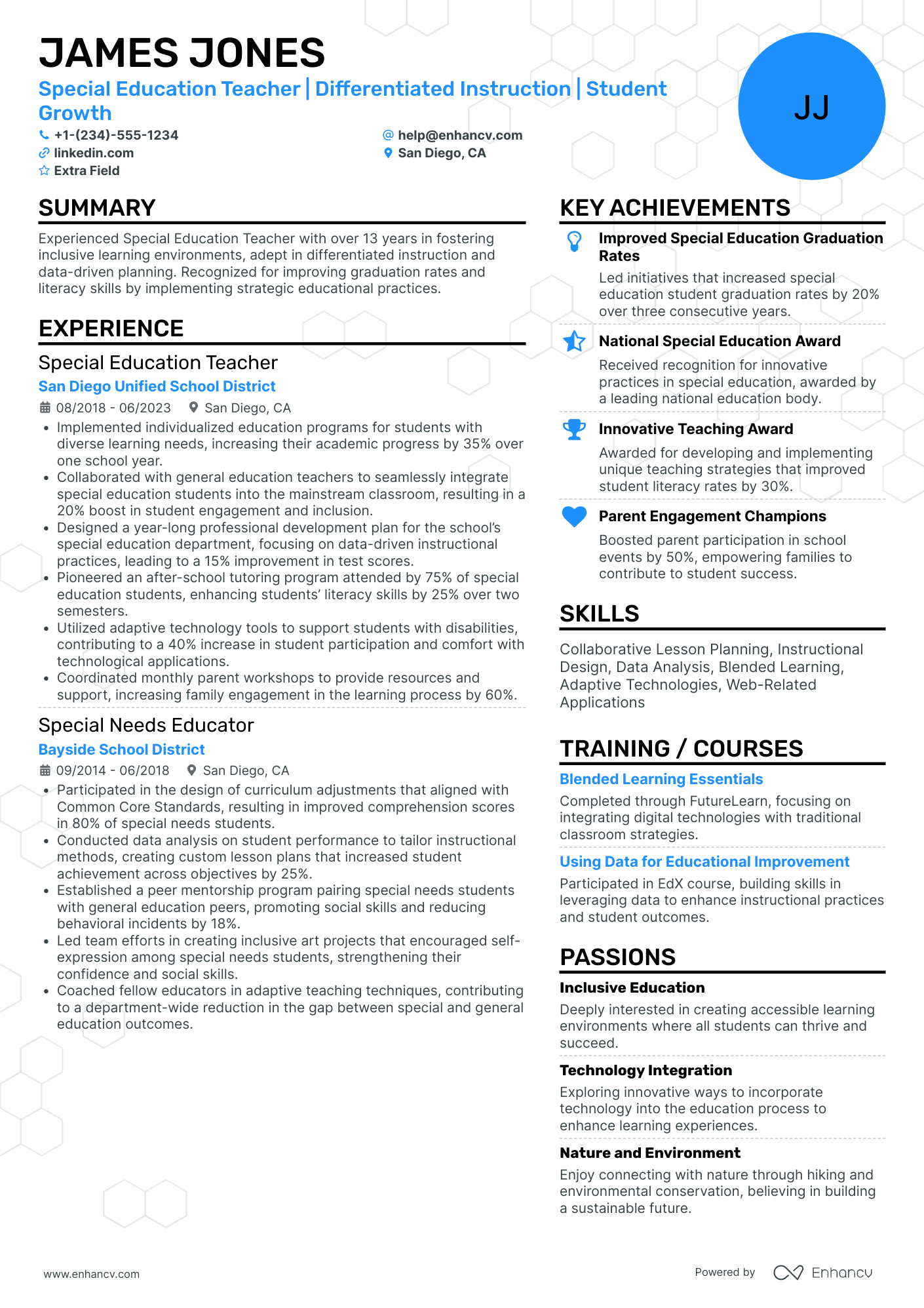 Special Education Day Care Teacher Resume Example