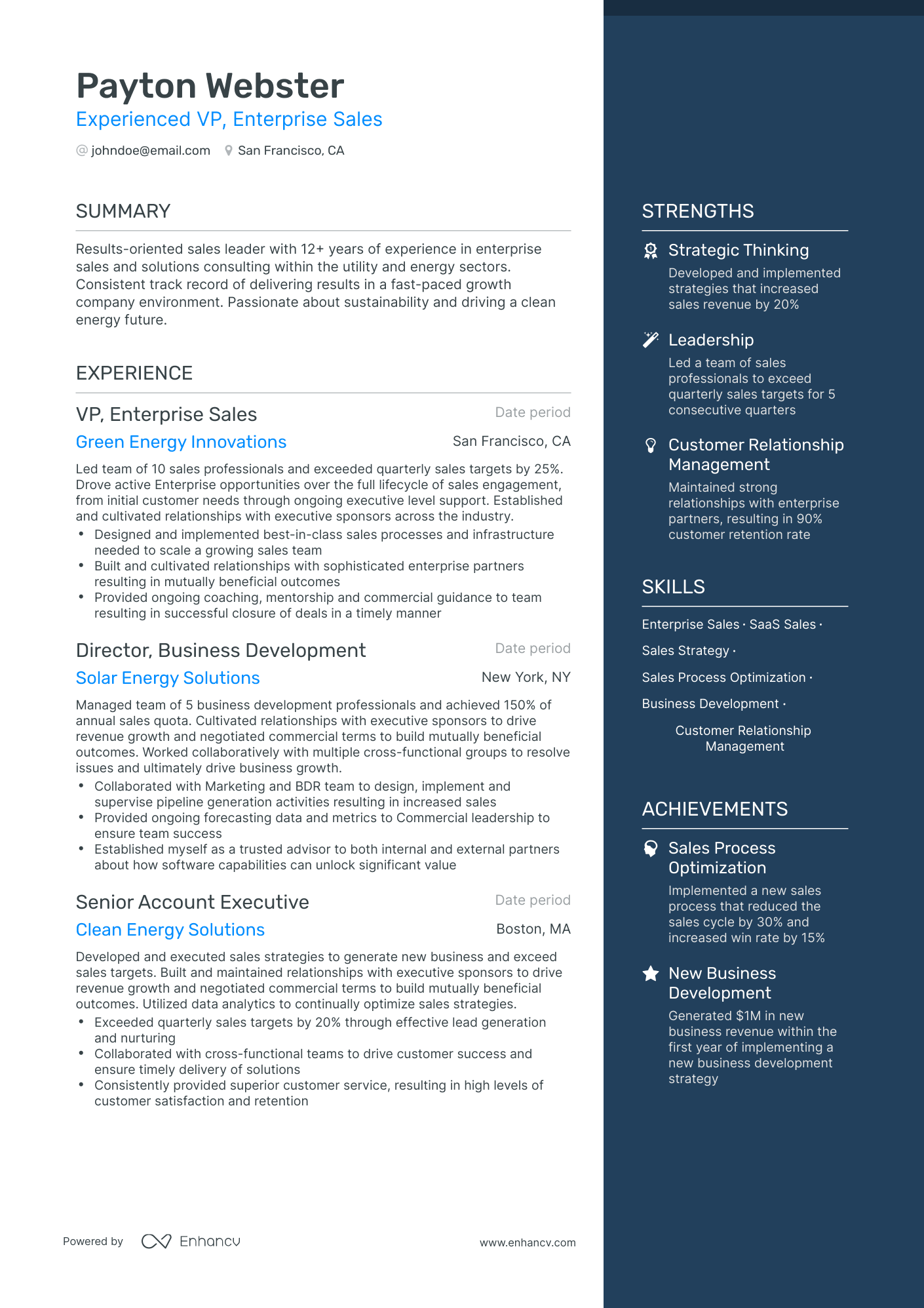 17 Sales Resume Examples & Guide for 2024