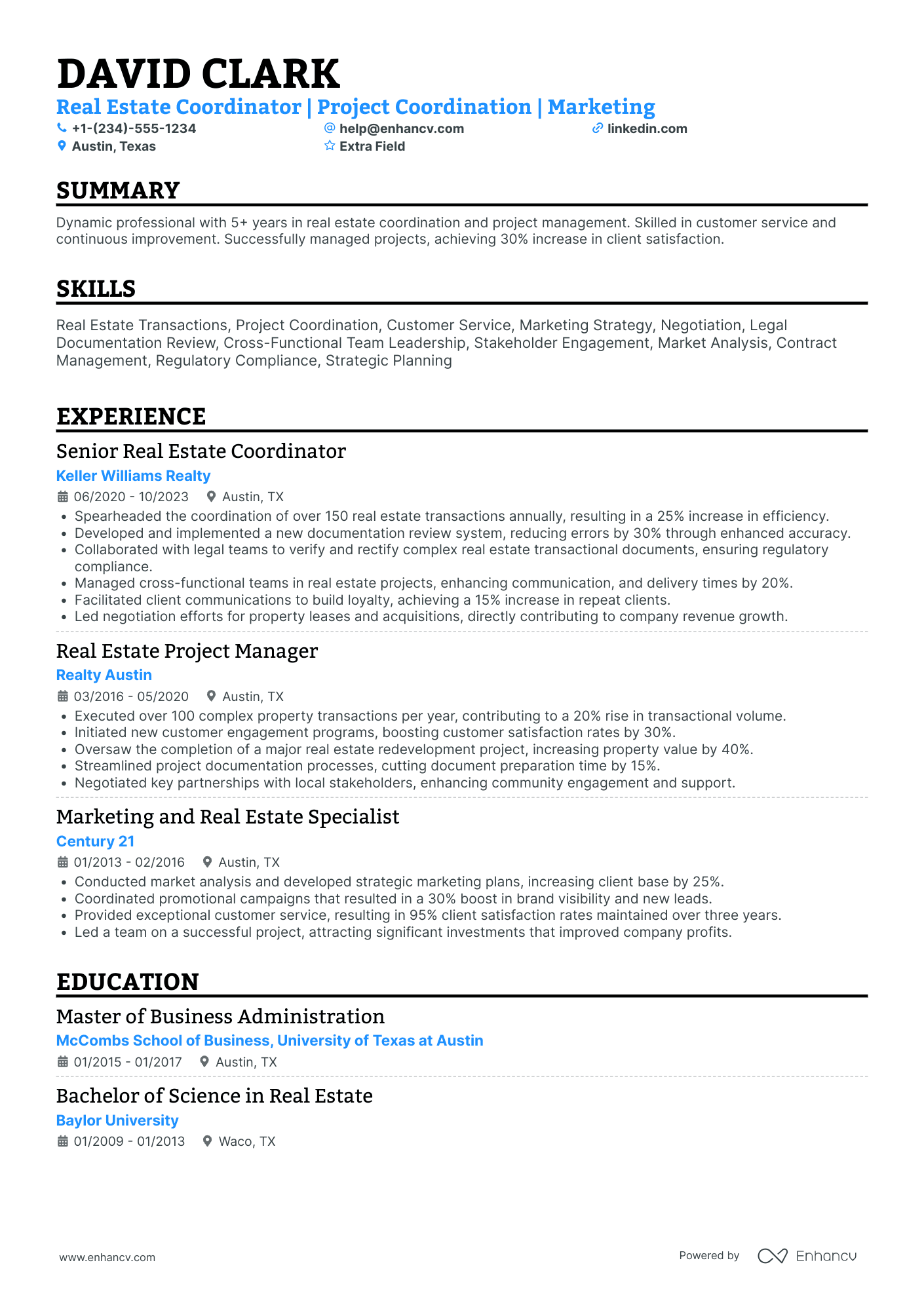 Sales Coordinator   Real Estate Resume Example