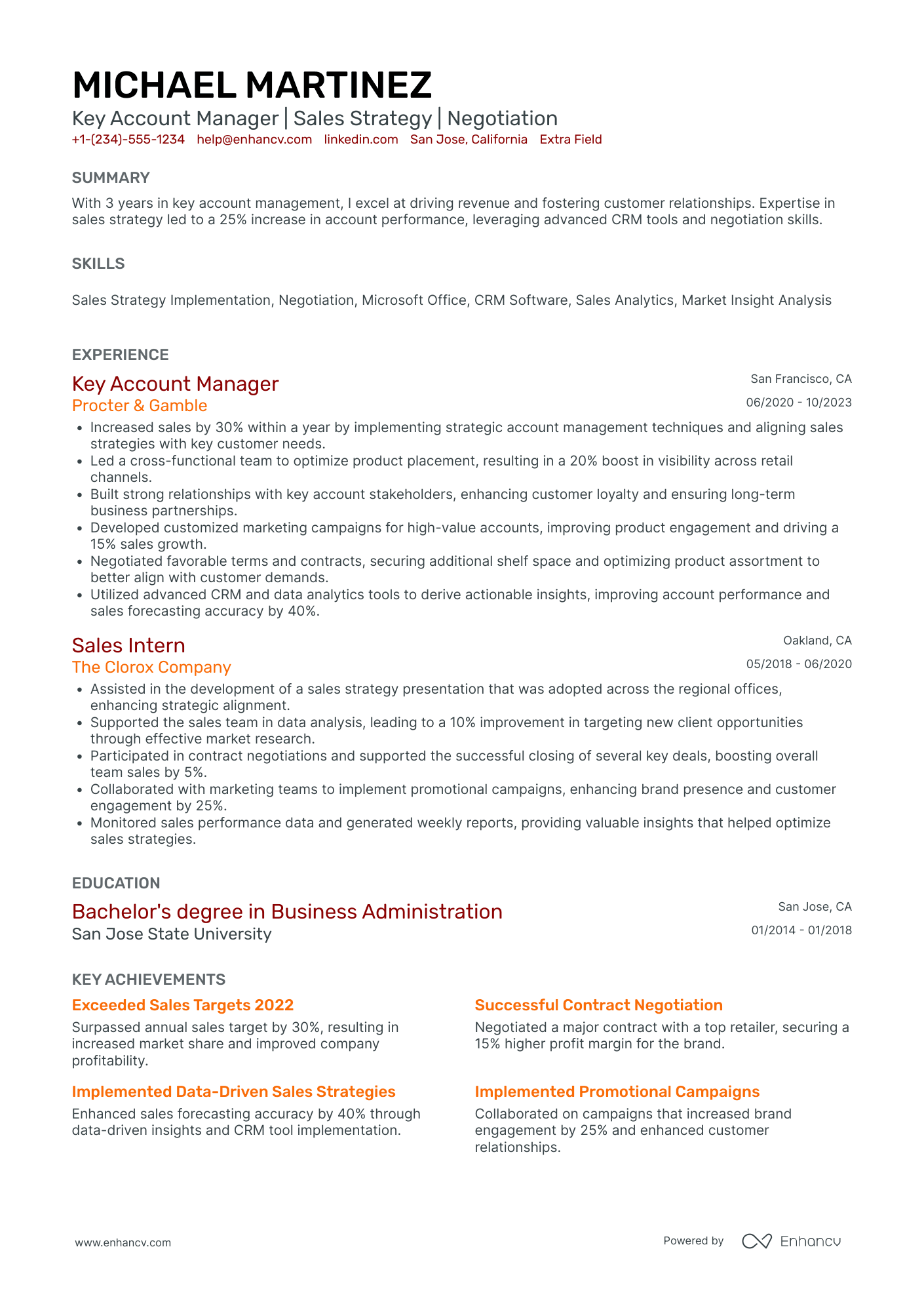 Junior Benefits Manager Resume Example