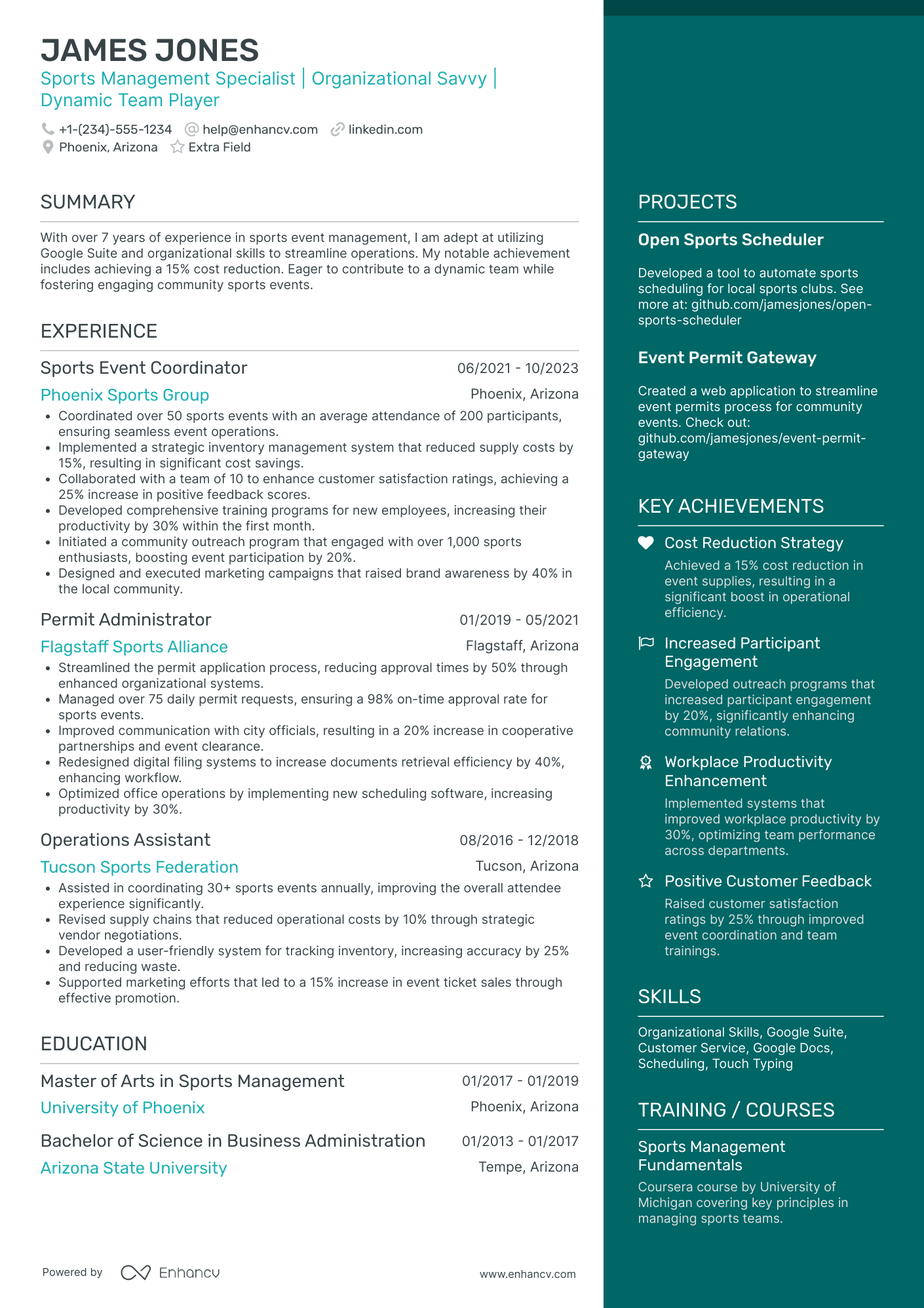 Spotify Playlist Specialist Resume Example