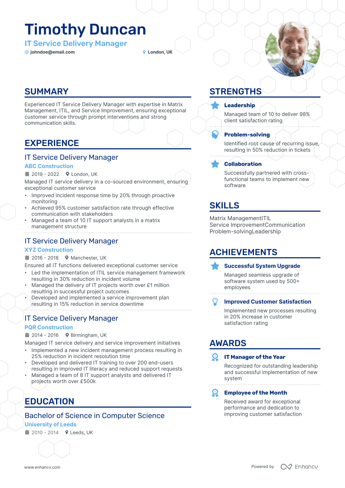 16 IT Manager Resume Examples & Guide for 2024