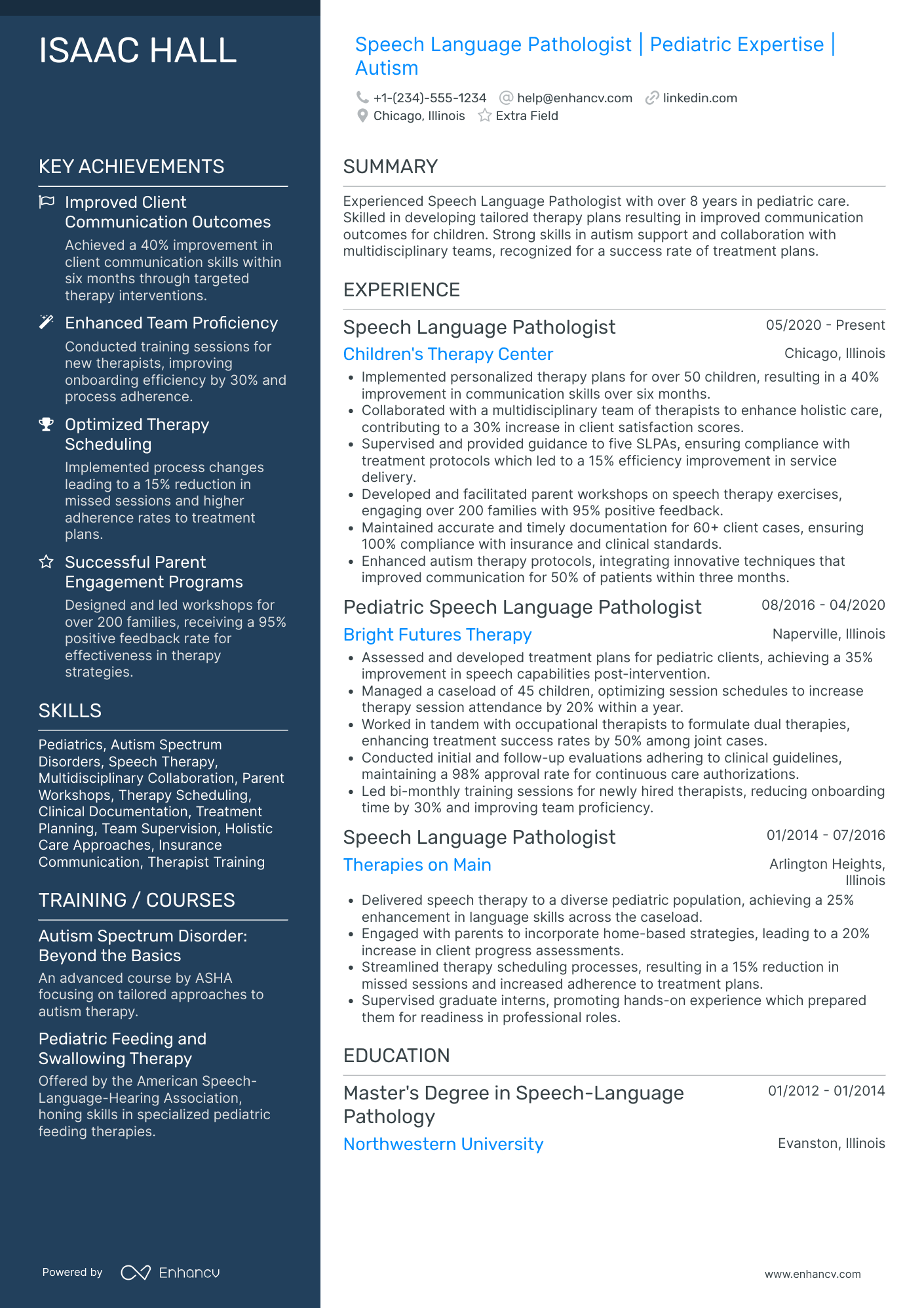 Dental Pathologist Resume Example