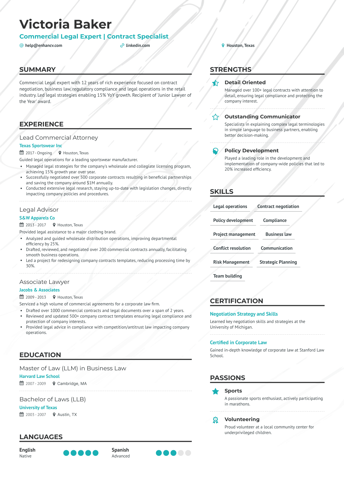 5 Counsel Resume Examples & Guide for 2024