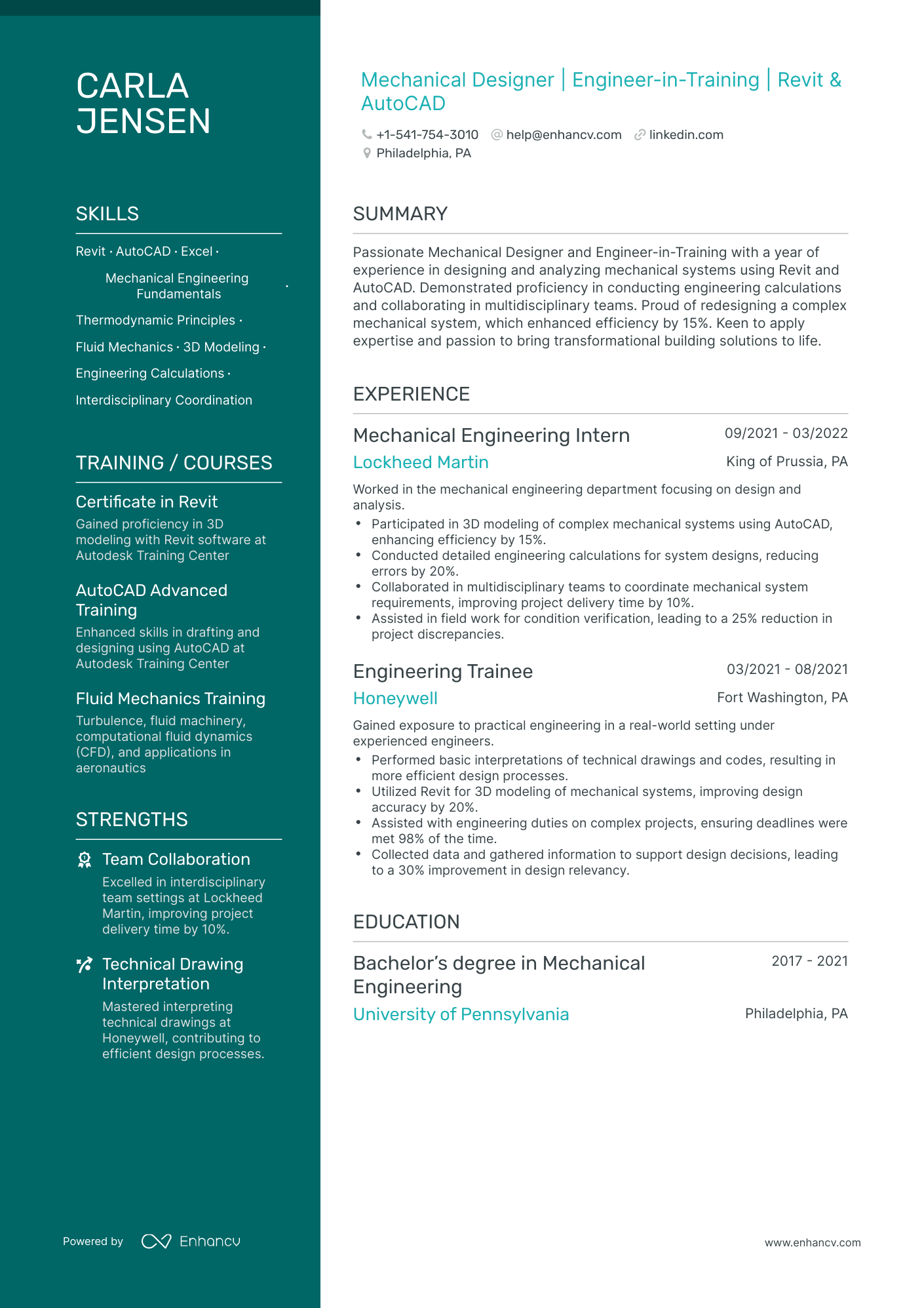 5 Engineer In Training Resume Examples & Guide for 2024