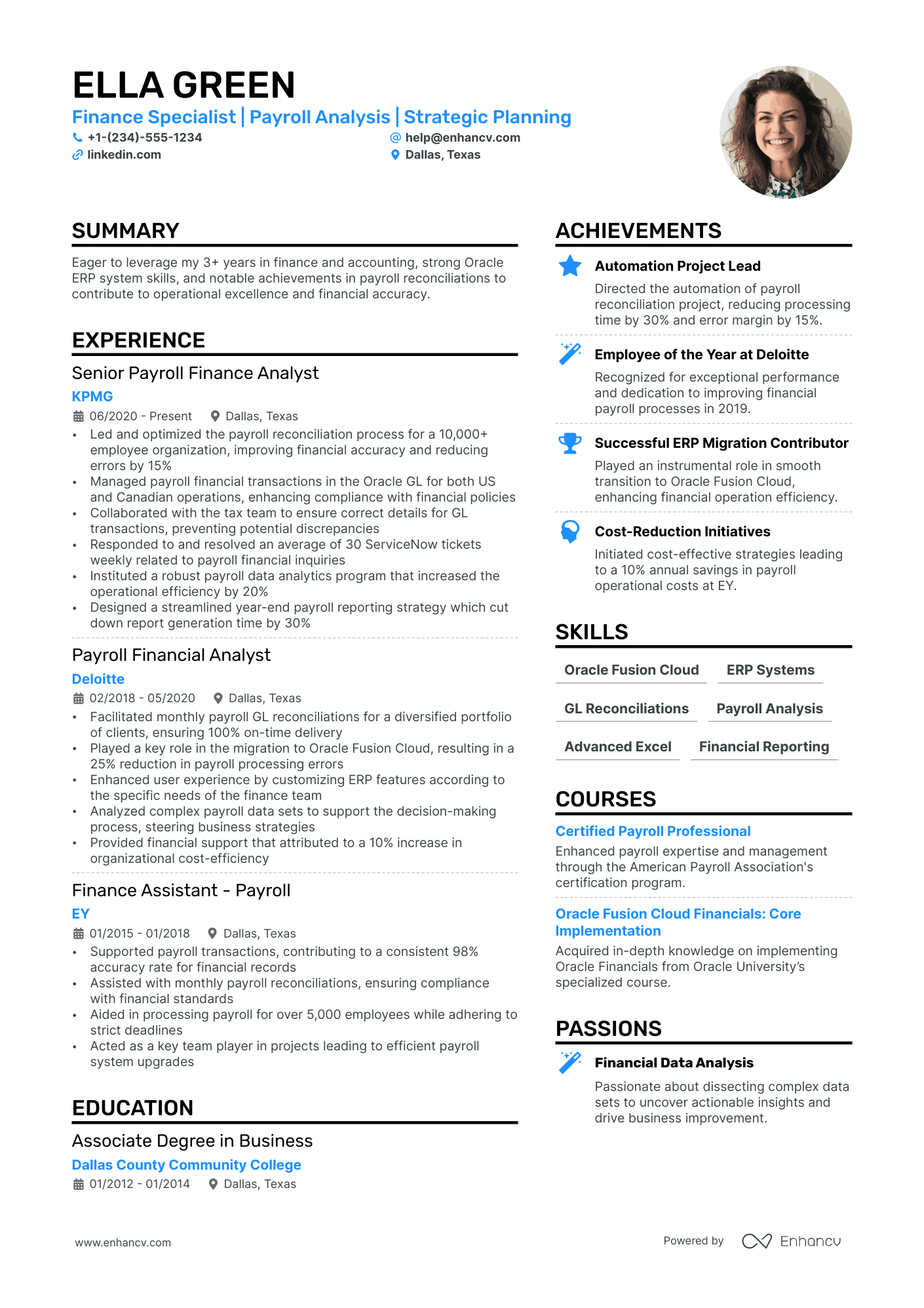 Finance Manager Resume Examples & Guide for 2024