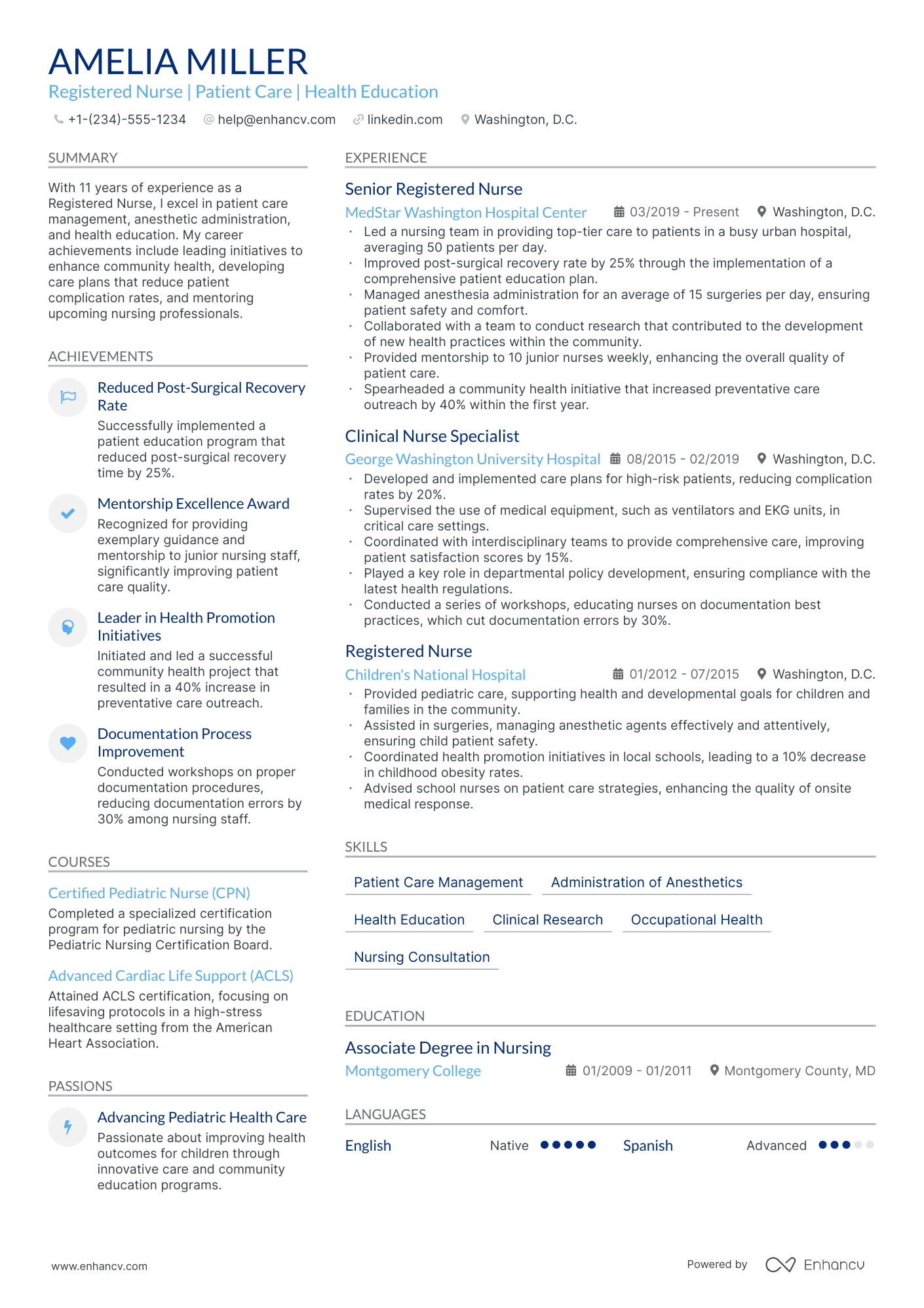 5 Clinical Nurse Resume Examples & Guide for 2024