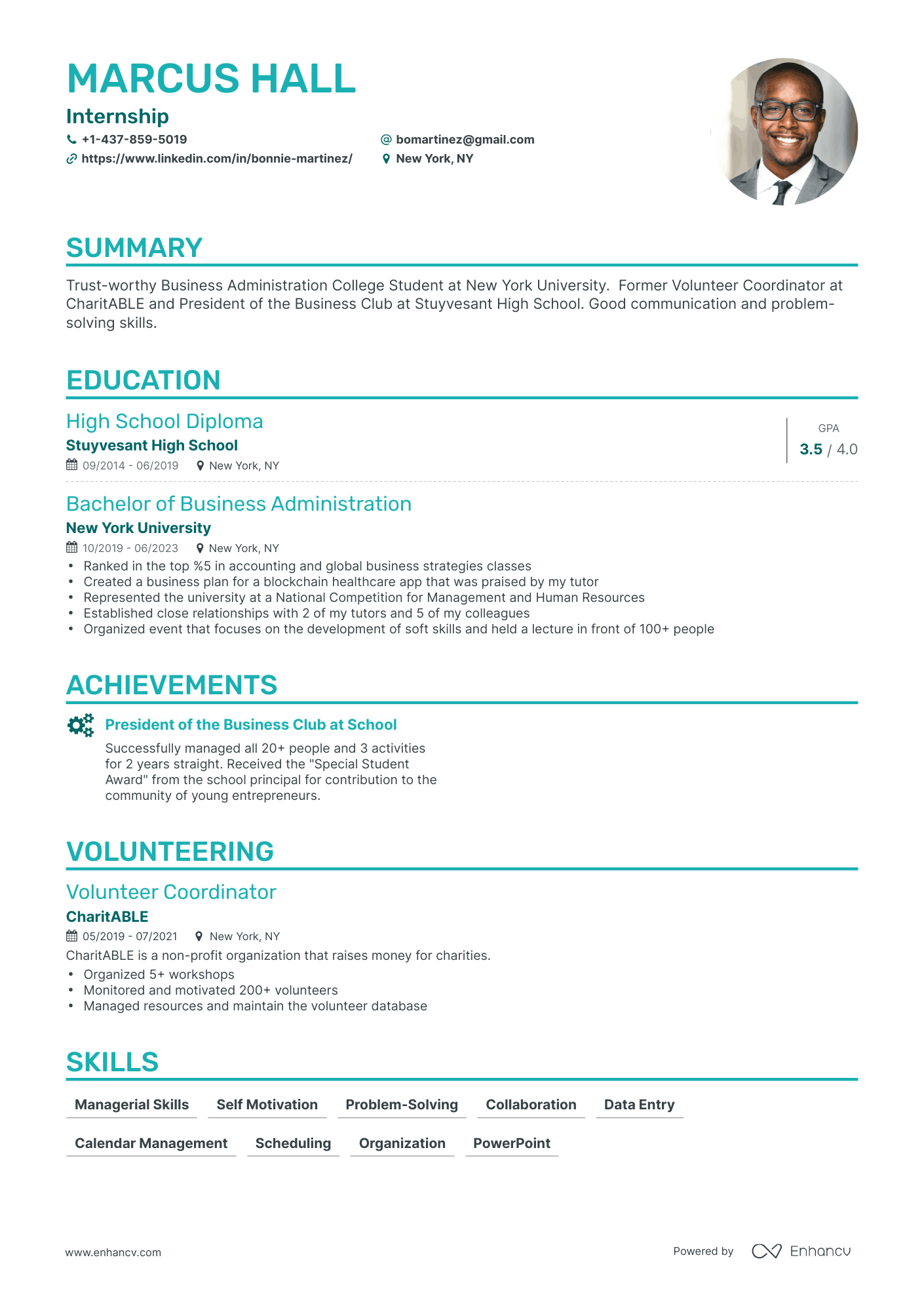 5 Intern Resume Examples & Guide for 2023