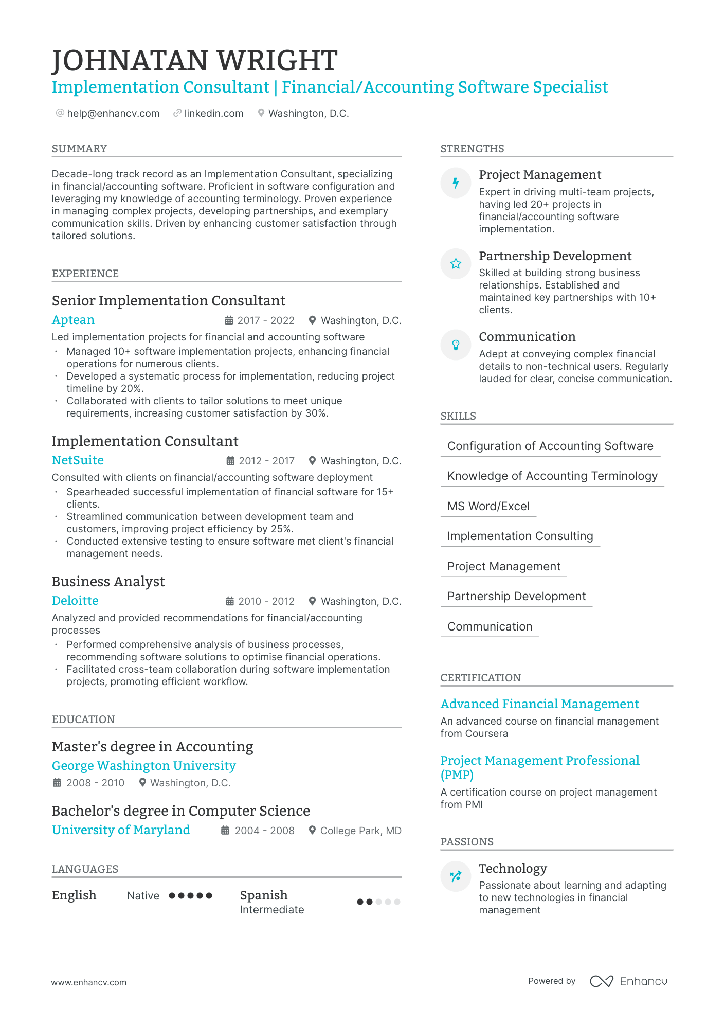5 Implementation Consultant Resume Examples & Guide for 2024