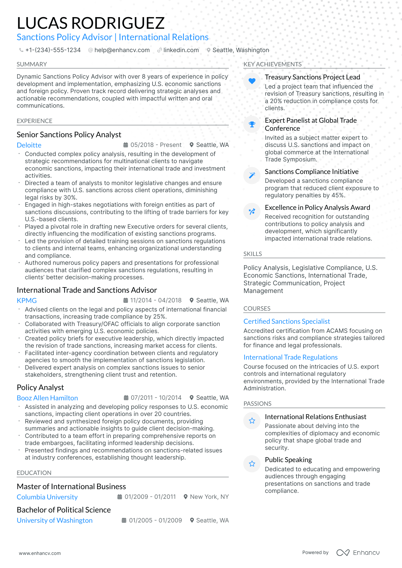 10 Policy Analyst Resume Examples & Guide for 2026