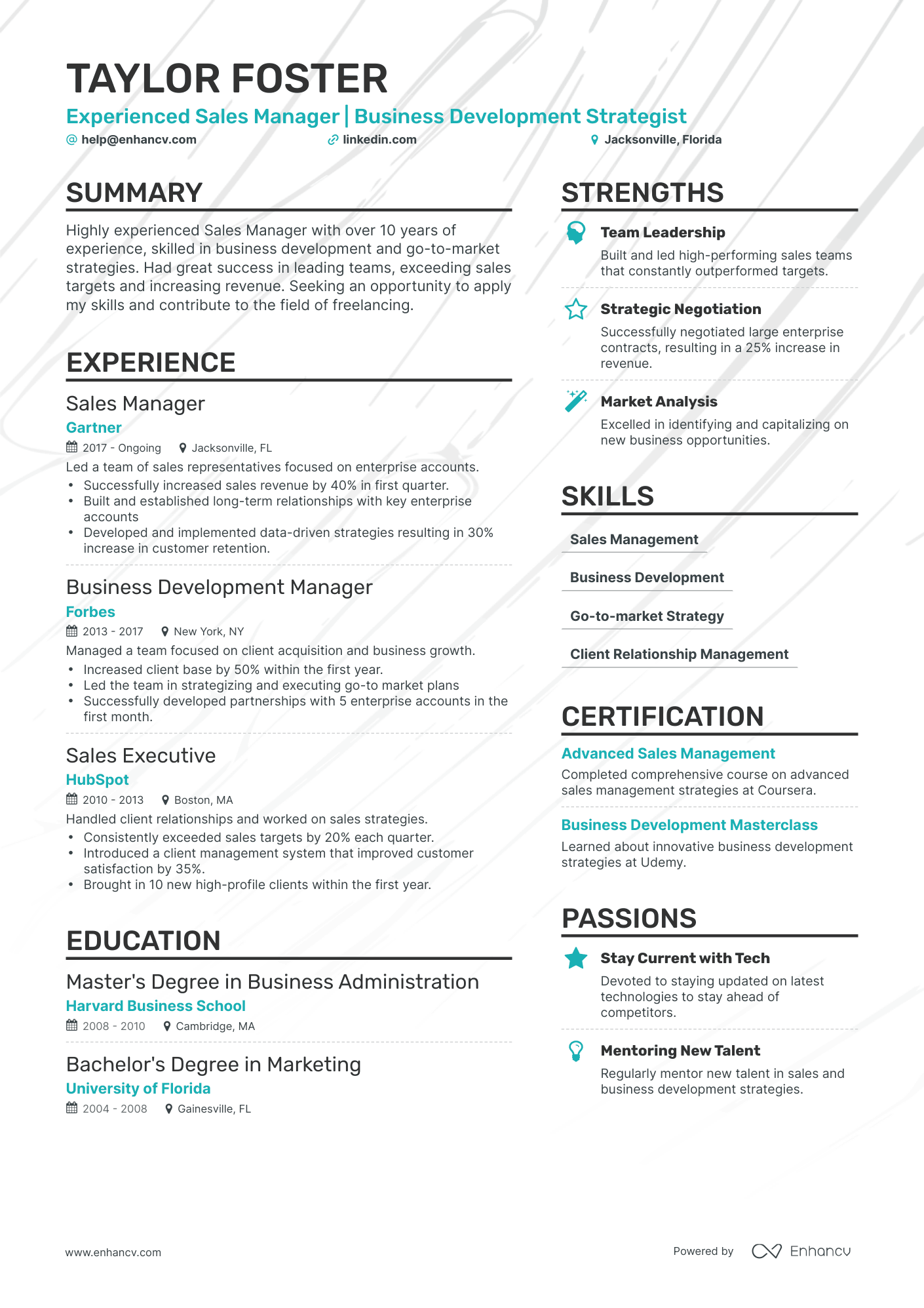 5 Head of Sales Resume Examples & Guide for 2023