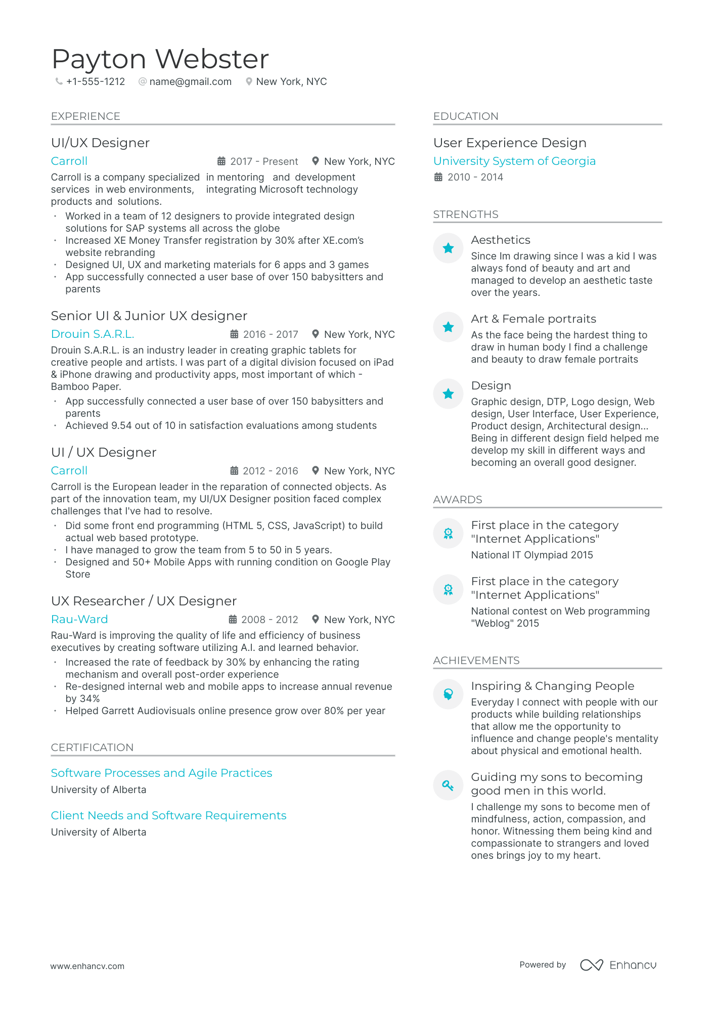 8 UX Designer Resume Examples & Guide for 2024