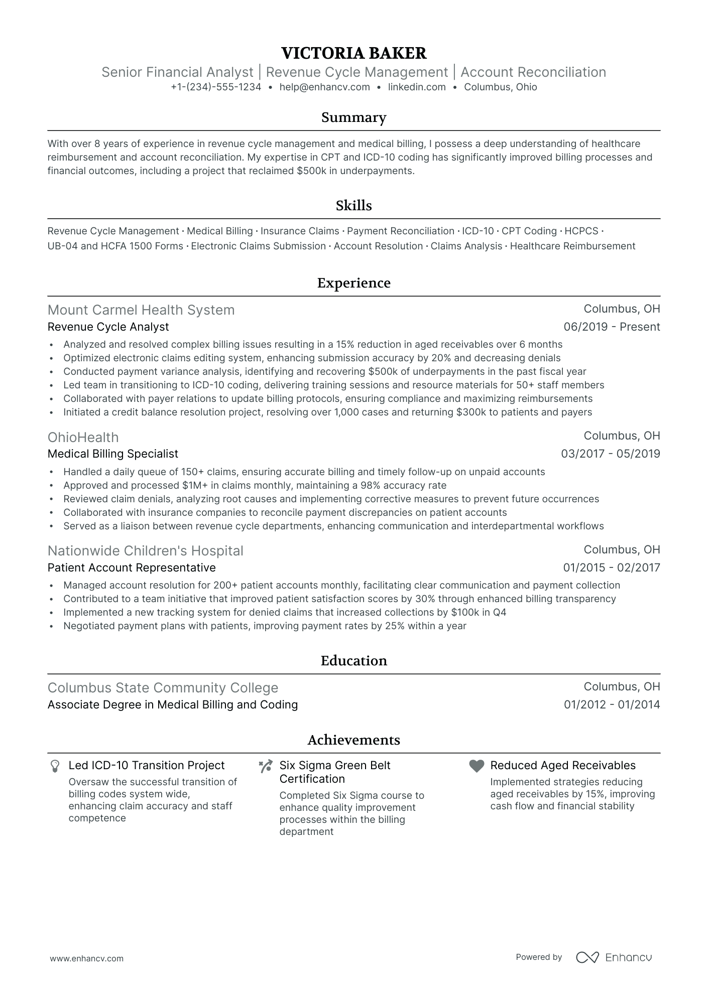 5 Financial Representative Resume Examples & Guide for 2024