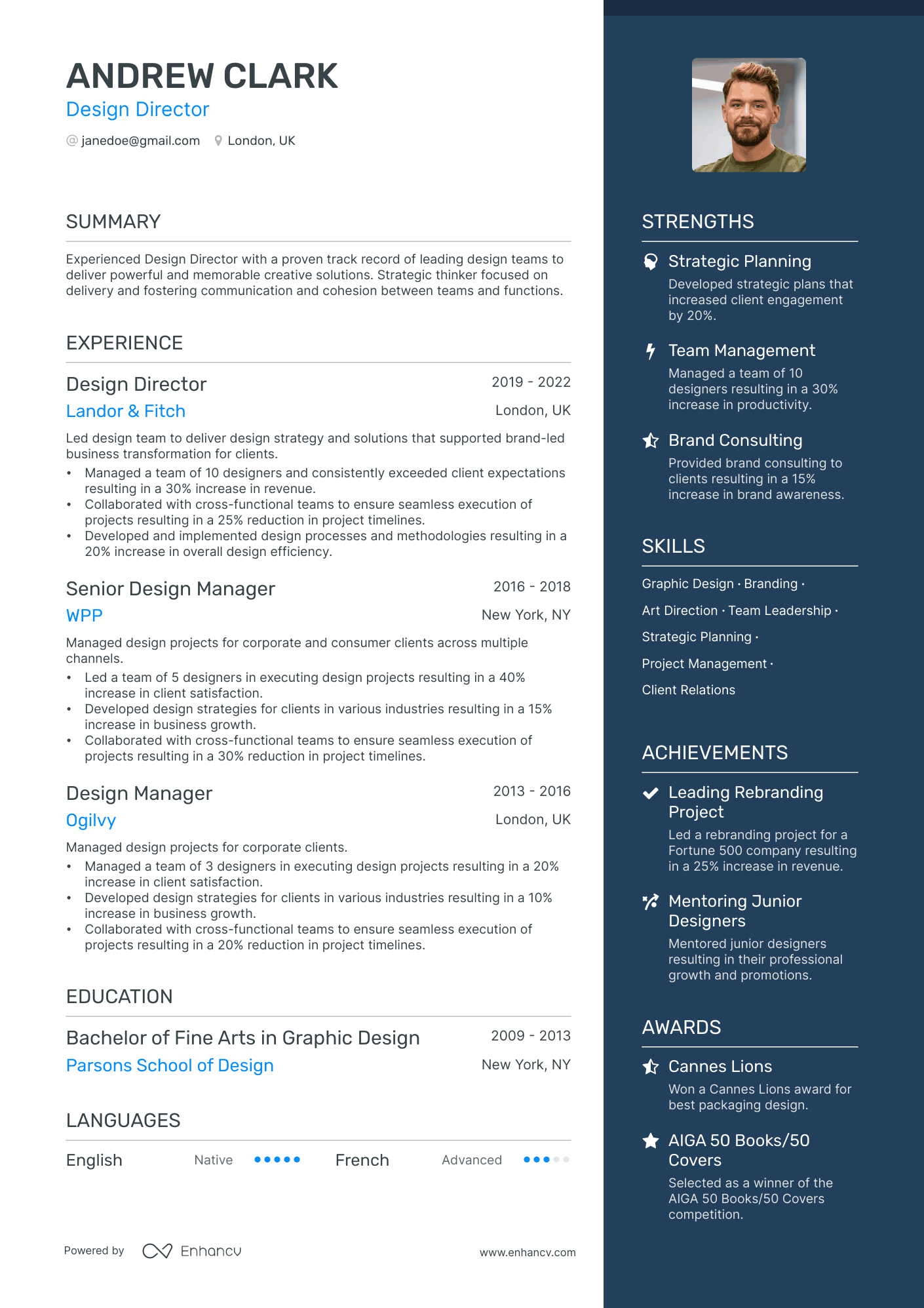 7 Creative Director Resume Examples & Guide for 2024