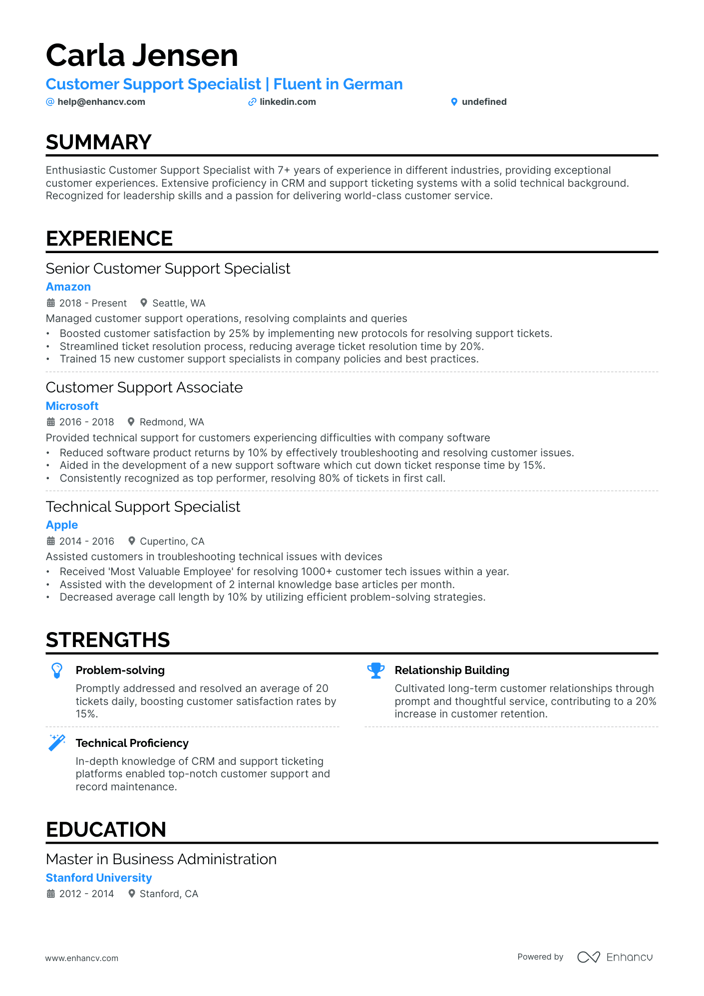 5 Customer Support Specialist Resume Examples & Guide for 2024