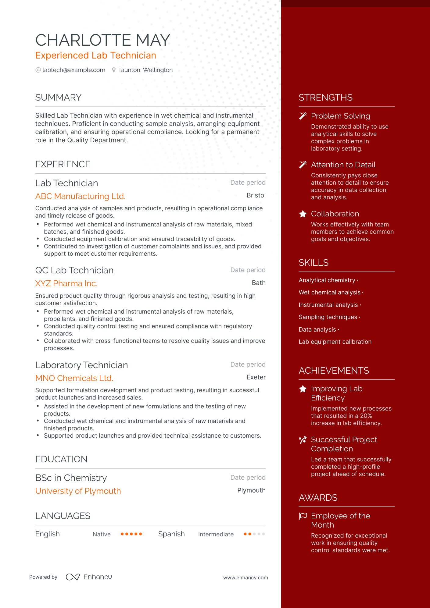 7 Scientist Resume Examples & Guide for 2024