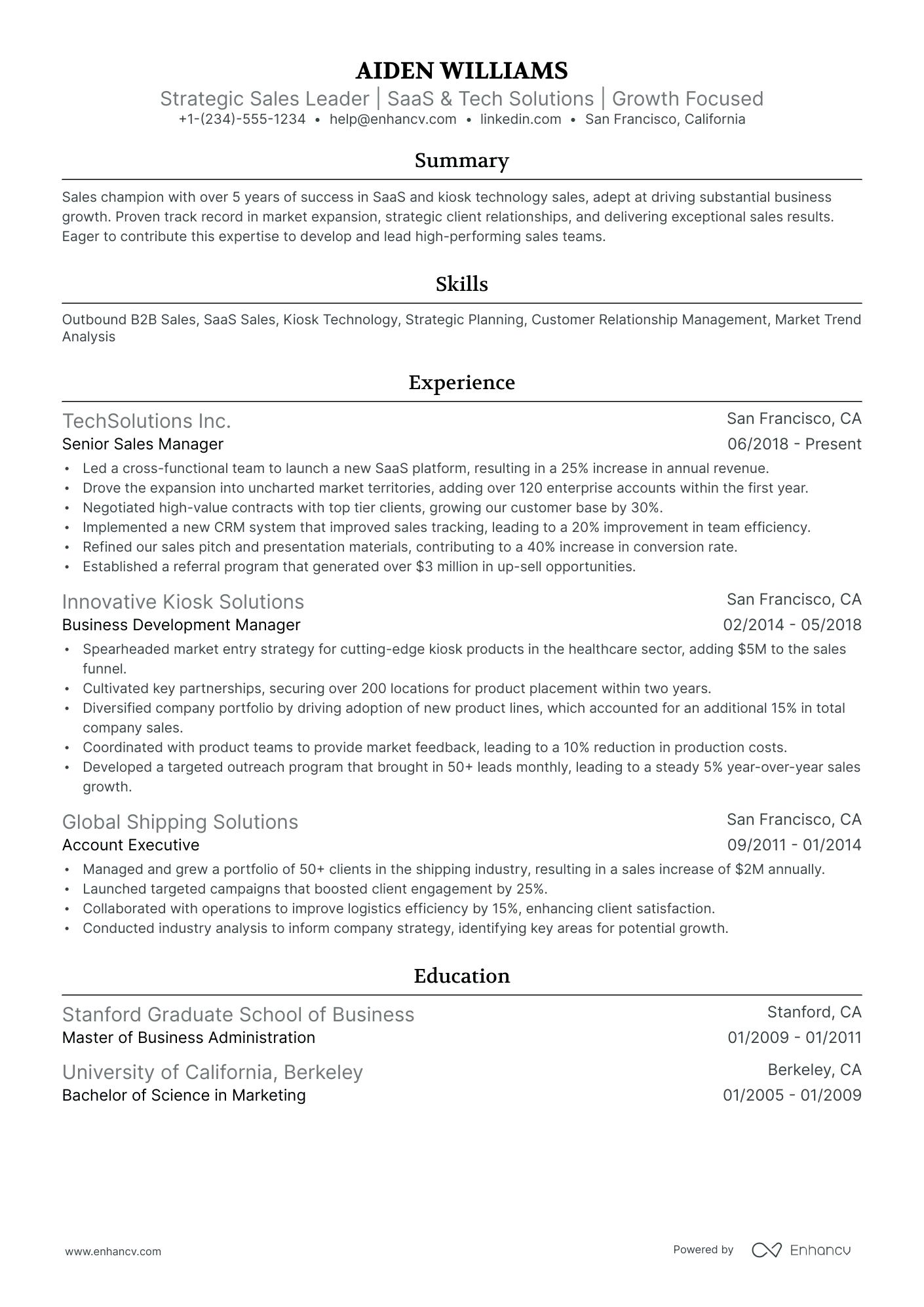 10 National Sales Manager Resume Examples & Guide for 2026