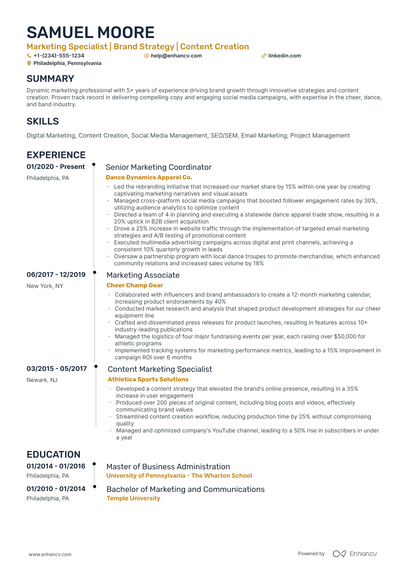 10 Fashion Marketing Resume Examples & Guide for 2026