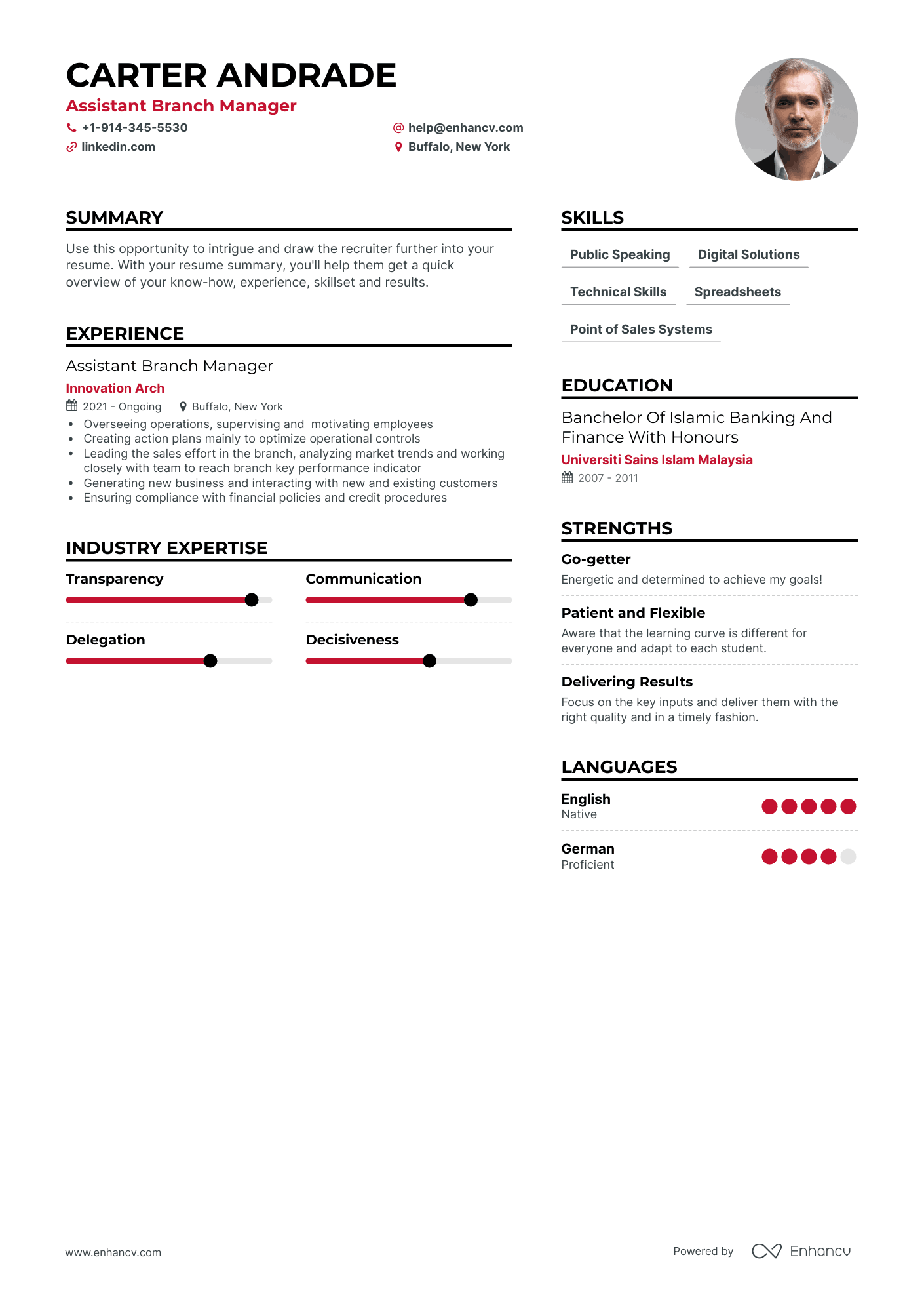 Assistant Branch Manager Resume Examples & Guide for 2023 (Layout ...