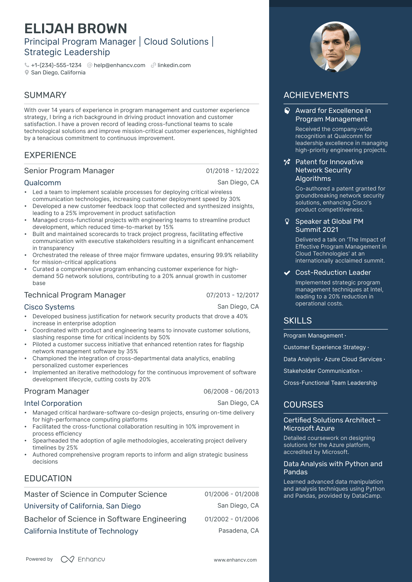 5 Microsoft Program Manager Resume Examples & Guide For 2024